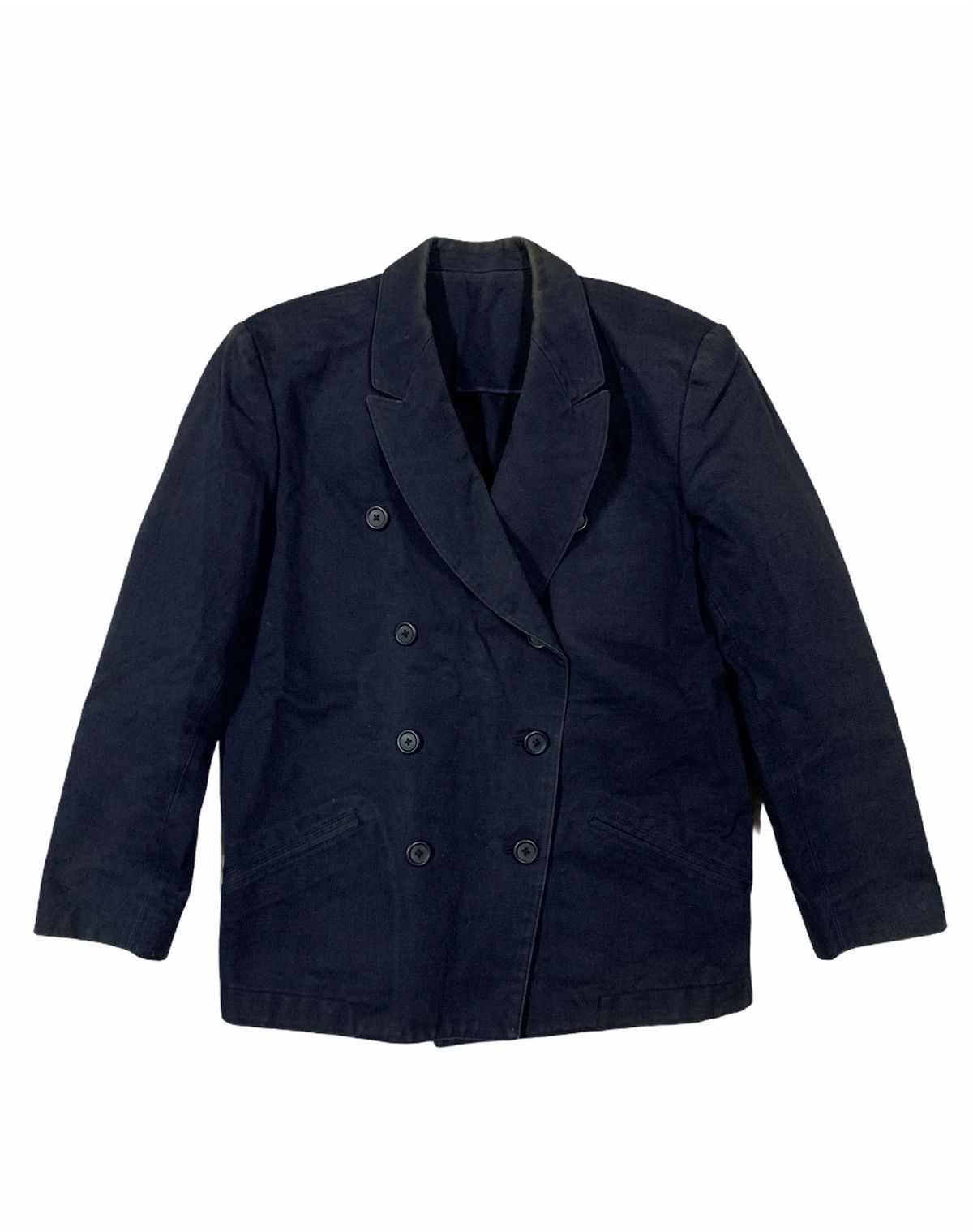 Yohji Yamamoto 🔥Y’S FOR MEN DUCK CANVAS DOUBLE BREAST JACKETS Size US M / EU 48-50 / 2 - 1 Thumbnail