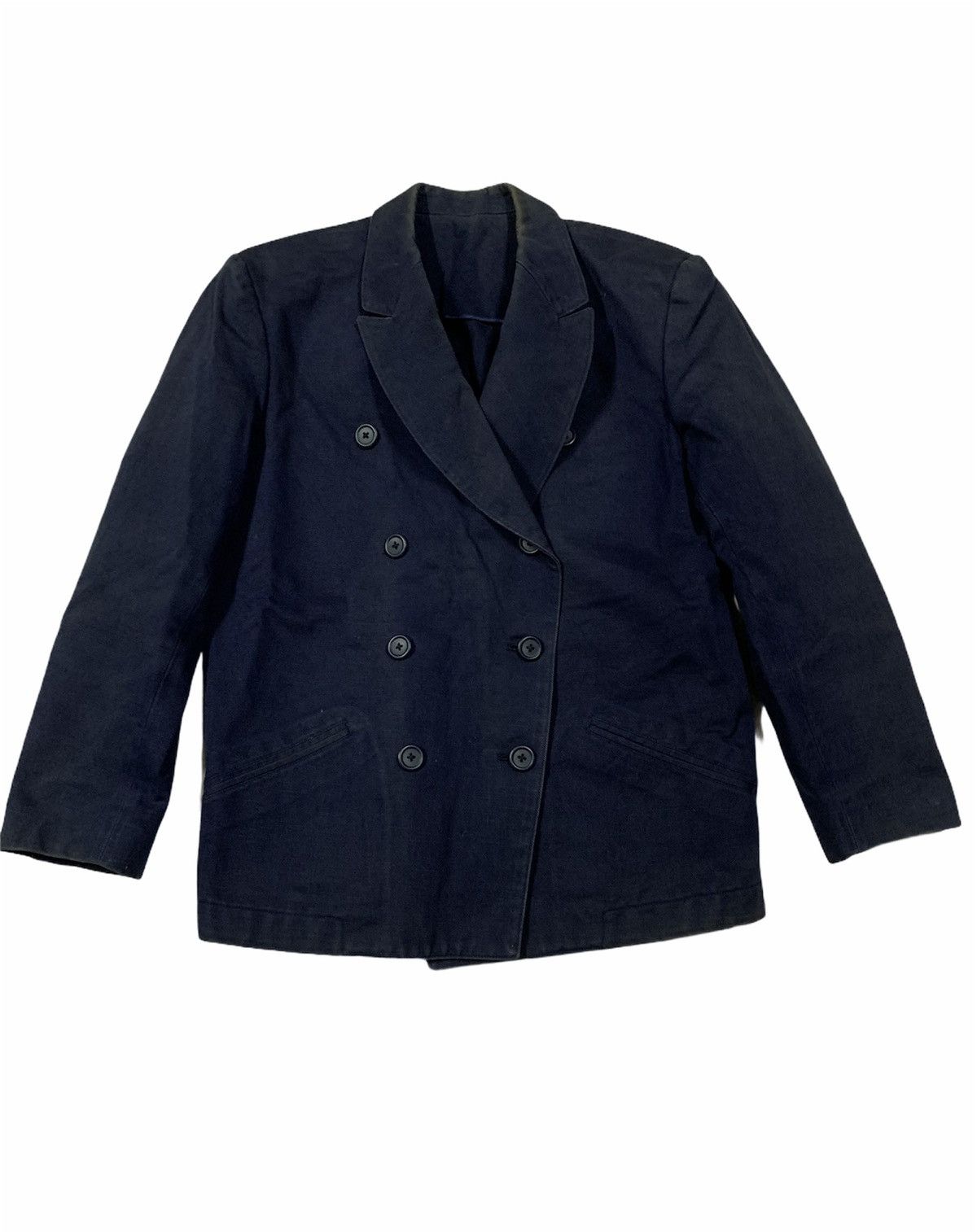 Yohji Yamamoto 🔥Y’S FOR MEN DUCK CANVAS DOUBLE BREAST JACKETS Size US M / EU 48-50 / 2 - 5 Thumbnail