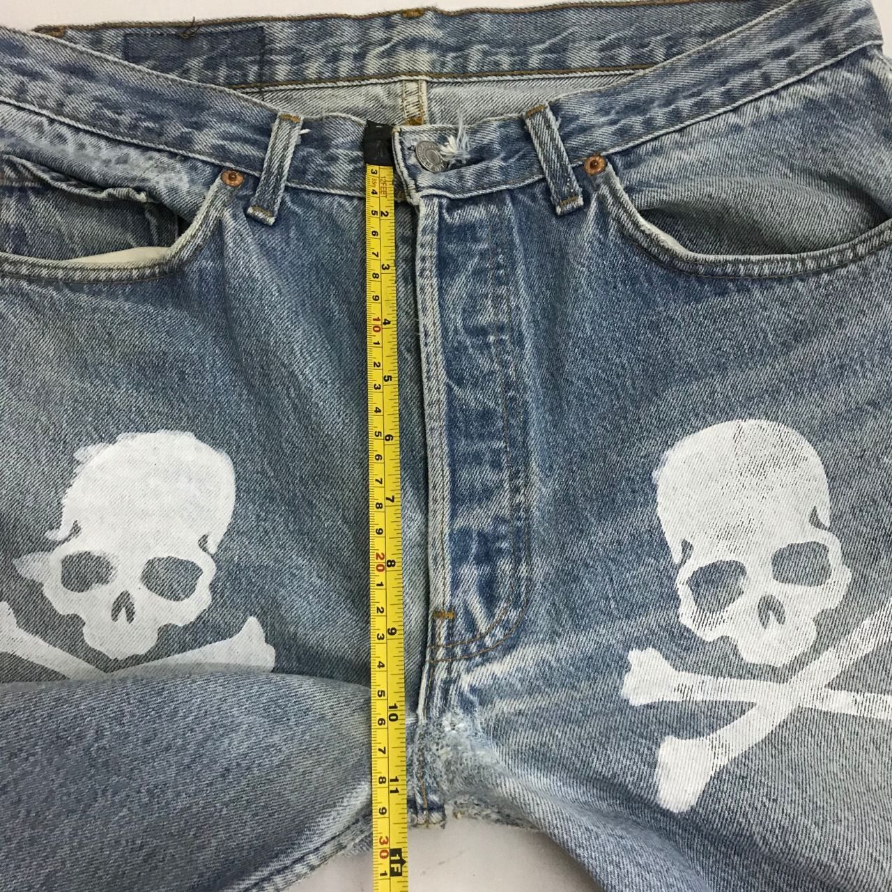 Levi's Vintage Clothing 🔥Vintage Levi's 501xx Mastermind Design Denim Jeans Size US 32 / EU 48 - 8 Thumbnail