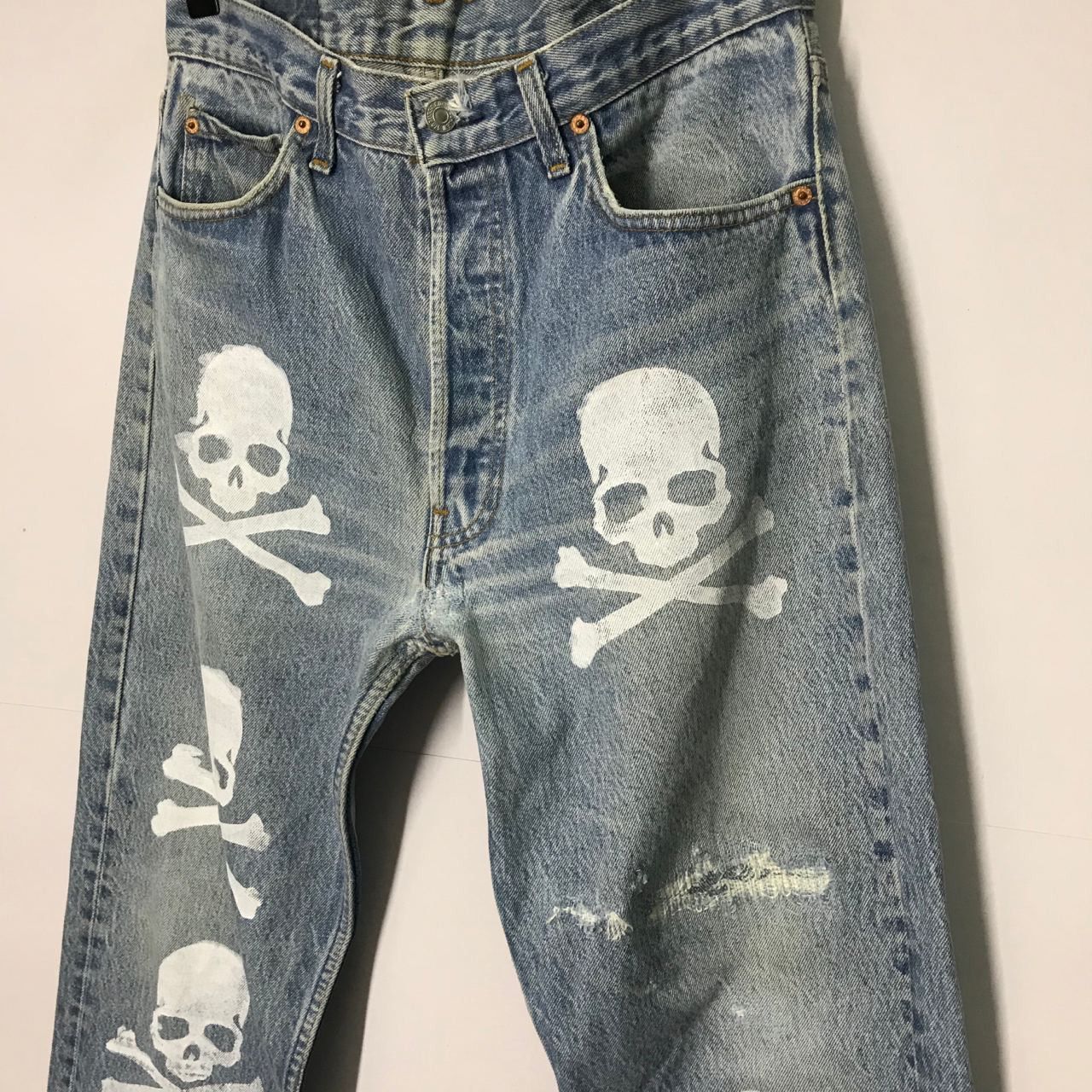 Levi's Vintage Clothing 🔥Vintage Levi's 501xx Mastermind Design Denim Jeans Size US 32 / EU 48 - 3 Thumbnail