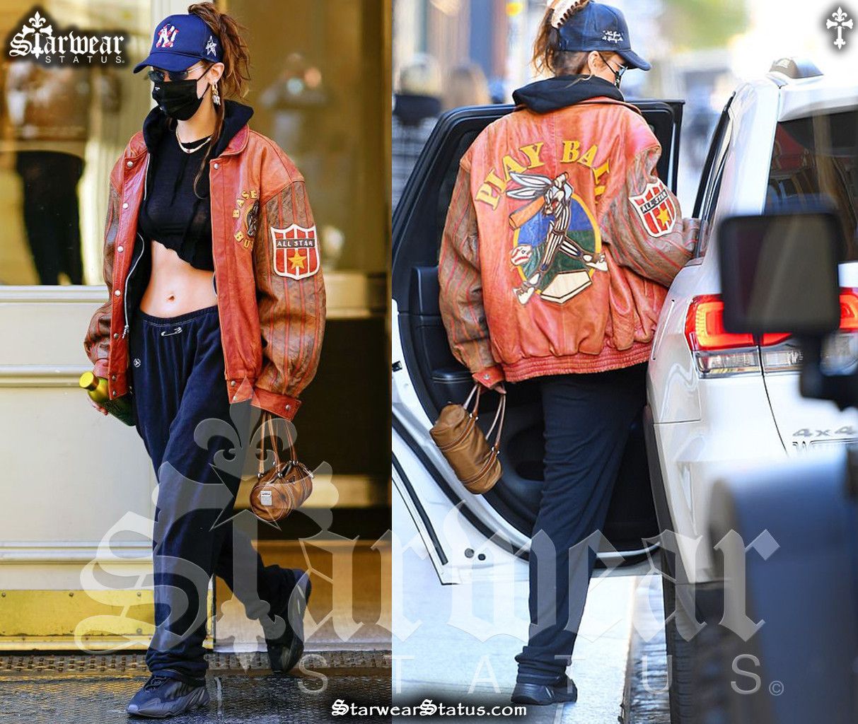 Vintage - Jeff Hamilton - Mickey Mouse Varsity Leather