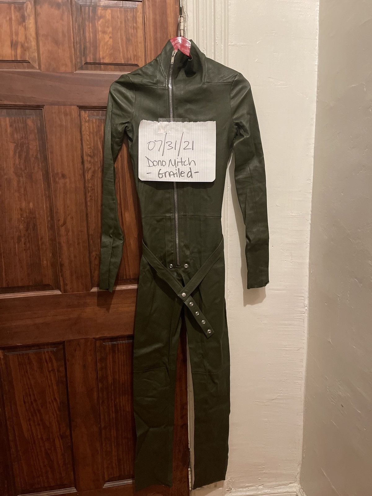RICK OWENS Gary flightsuit Men Size 48 EU | Garmentory
