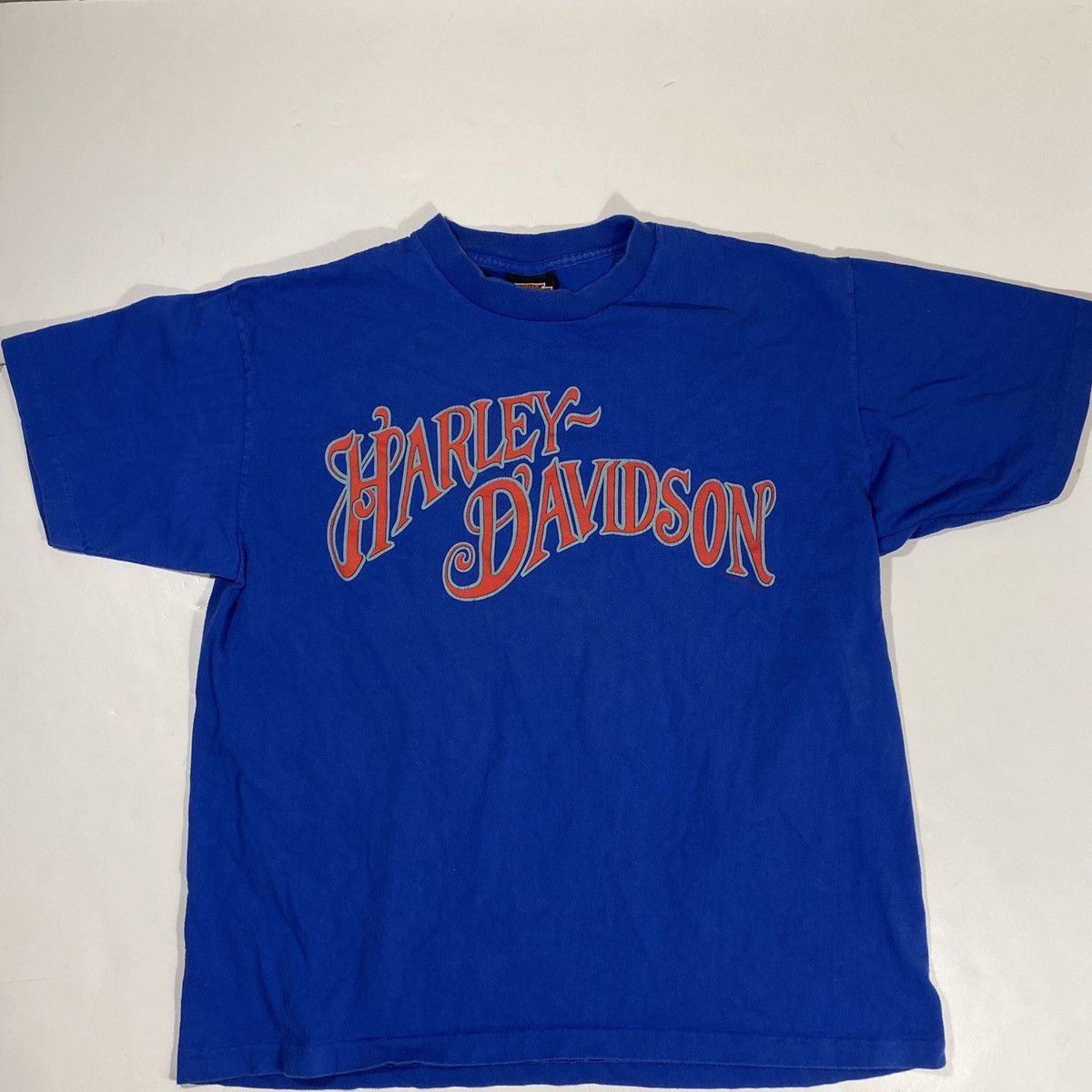 Harley Davidson × Vintage 90’ Harley Davidson Rocky Mountain Tee Size US L / EU 52-54 / 3 - 3 Thumbnail