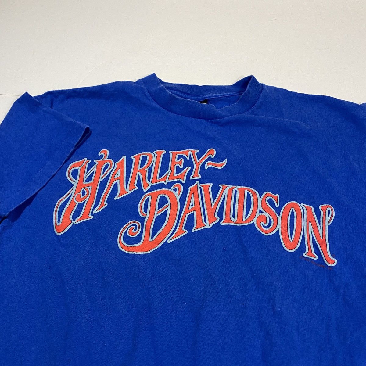 Harley Davidson × Vintage 90’ Harley Davidson Rocky Mountain Tee Size US L / EU 52-54 / 3 - 1 Thumbnail