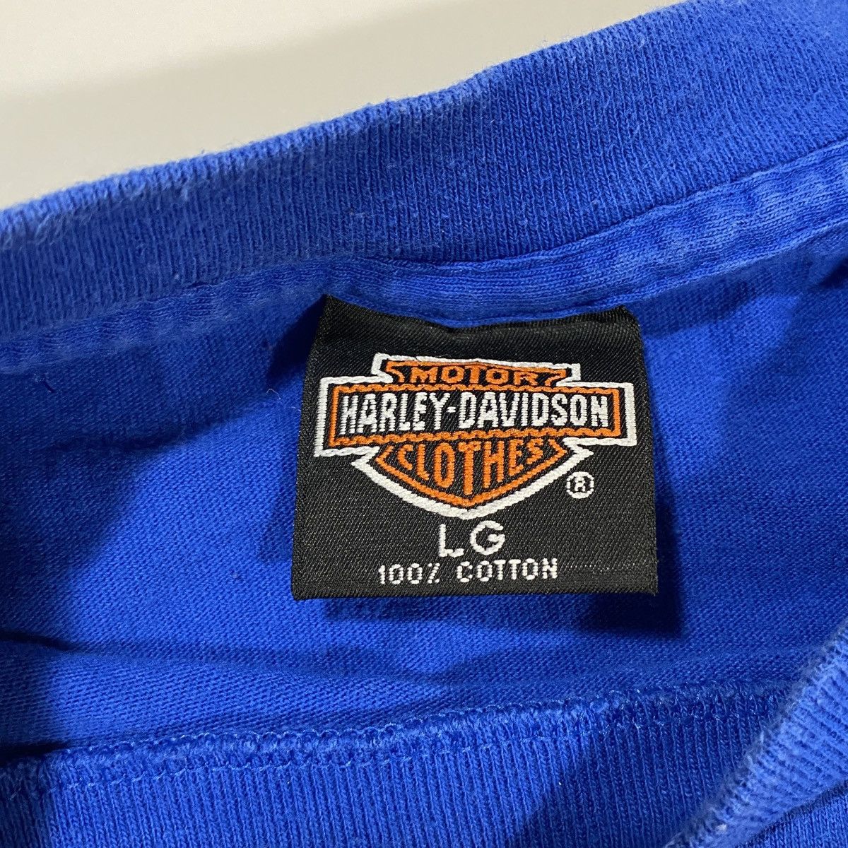 Harley Davidson × Vintage 90’ Harley Davidson Rocky Mountain Tee Size US L / EU 52-54 / 3 - 4 Thumbnail