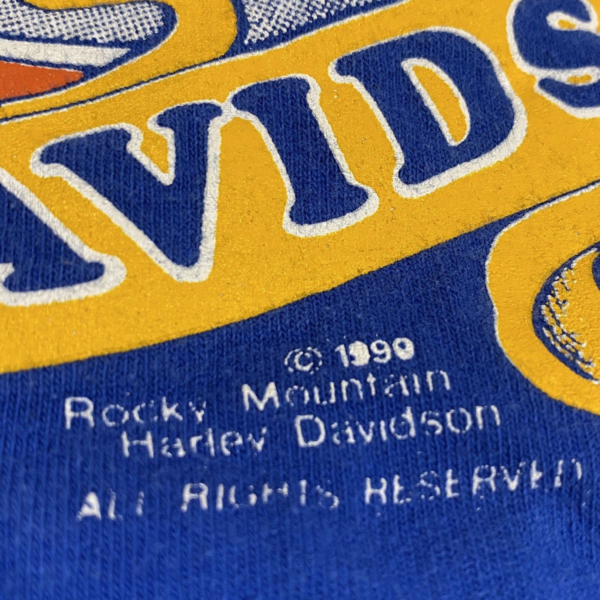 Harley Davidson × Vintage 90’ Harley Davidson Rocky Mountain Tee Size US L / EU 52-54 / 3 - 6 Thumbnail