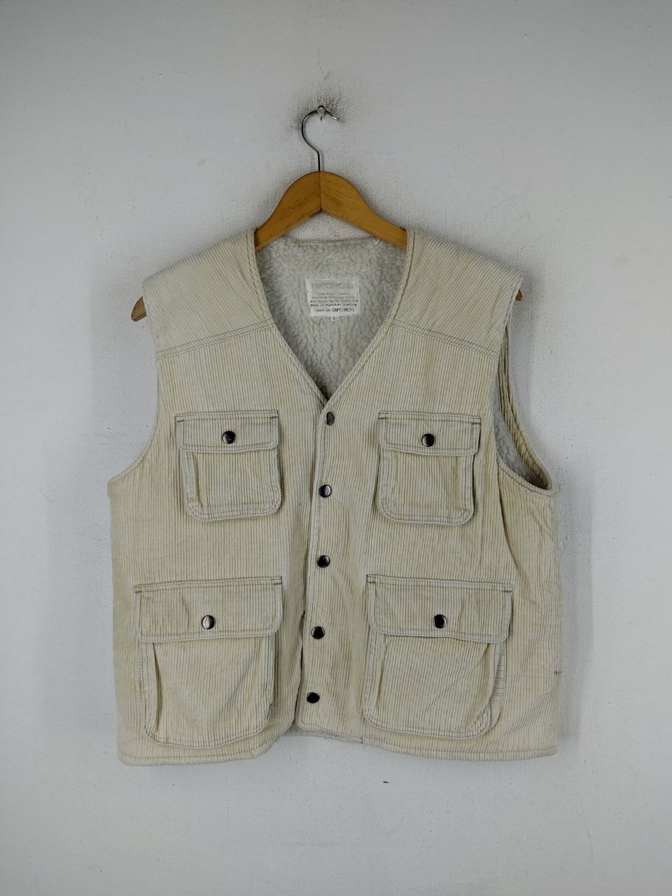 Japanese Brand × Vintage Vintage Tactical Shearling Vest Size US M / EU 48-50 / 2 - 1 Thumbnail