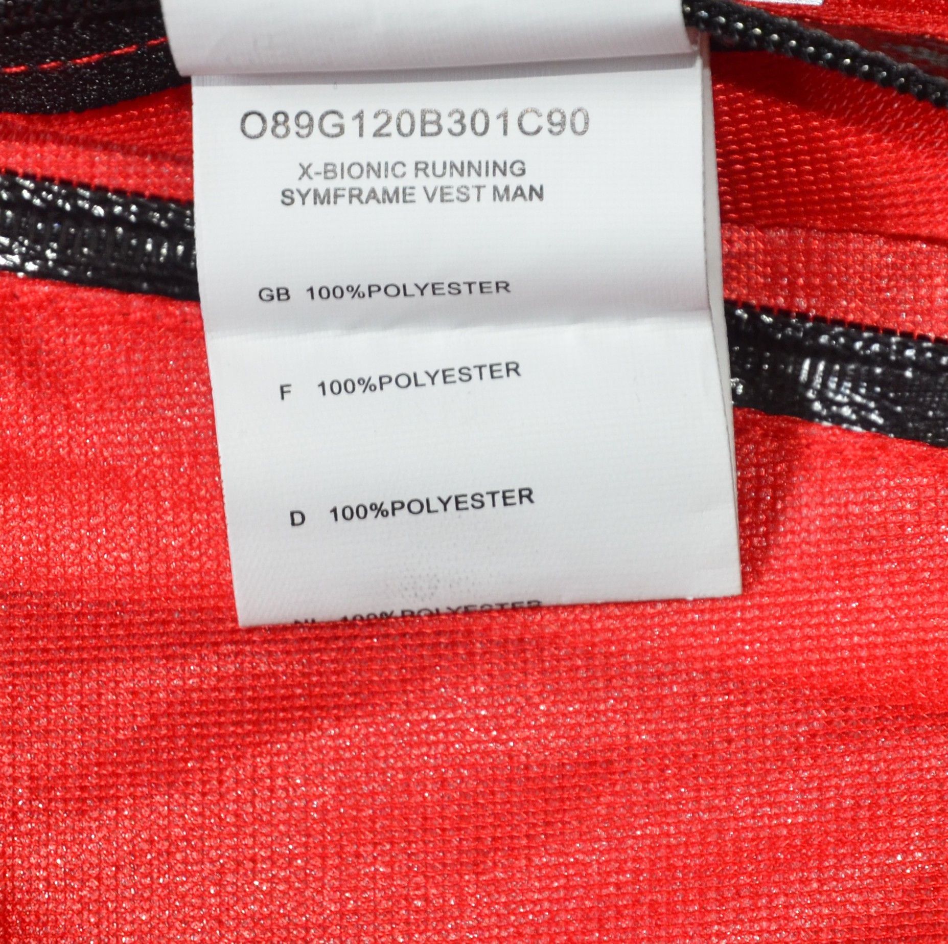Other X-BIONIC Running Symframe Vest Man Size M Red Reflective Size US M / EU 48-50 / 2 - 12 Thumbnail