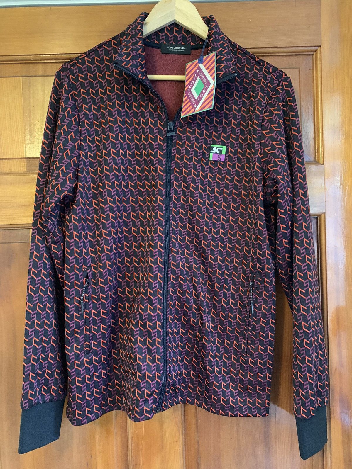 Designer × Scotch & Soda *RARE* New Scotch & Soda Jacquard Zip Jacket - Medium Size US M / EU 48-50 / 2 - 2 Thumbnail