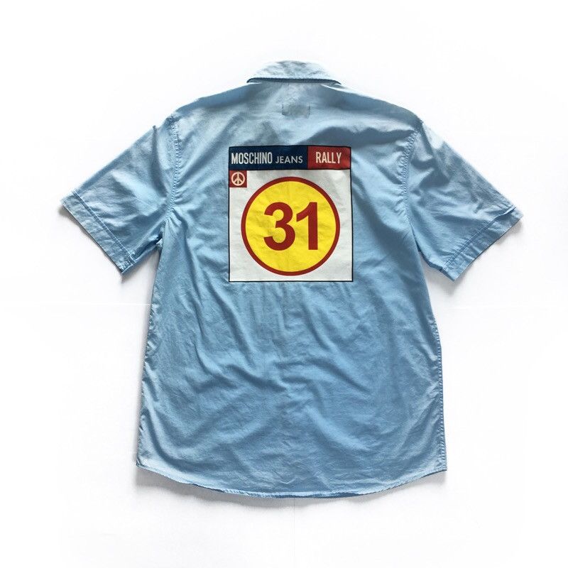 Moschino Moschino Jeans Rally 31 Button Shirt Size US M / EU 48-50 / 2 - 1 Thumbnail
