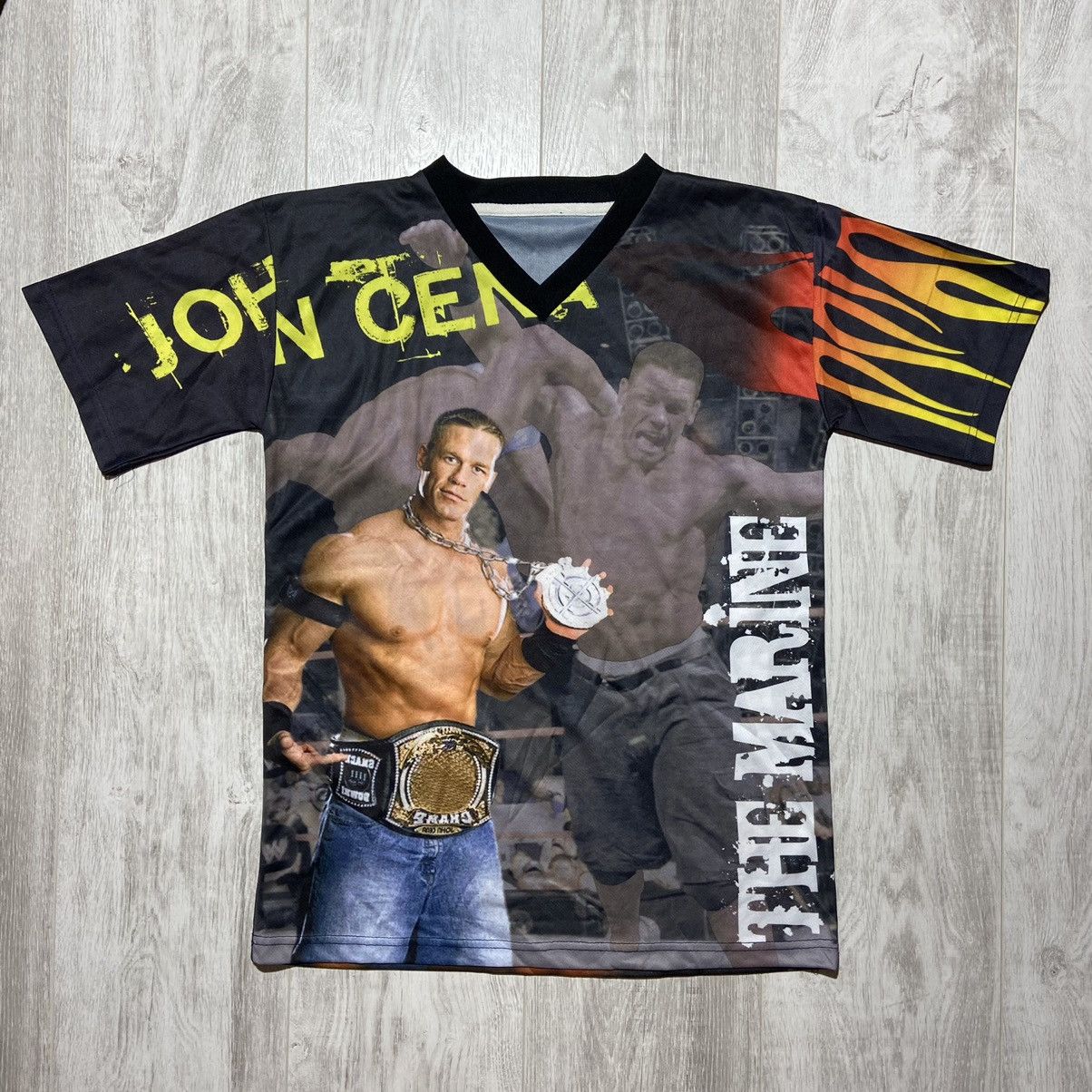 Vintage × WWE Vintage WWE John Cena Jersey T-Shirt Size US S / EU 44-46 / 1 - 1 Thumbnail