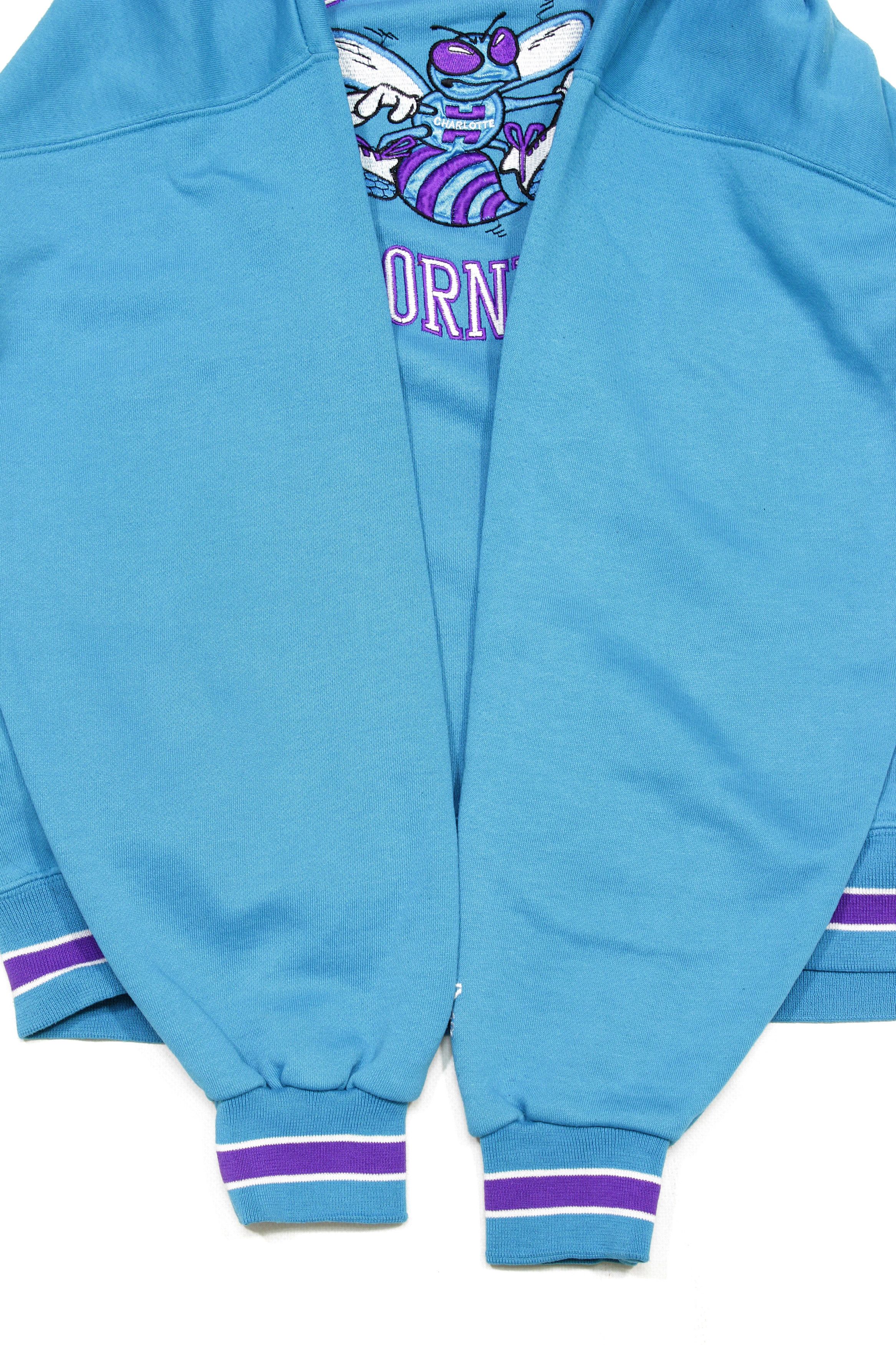 NBA 90S Charlotte Hornets Big Logo Hoodie Vintage Size US M / EU 48-50 / 2 - 5 Thumbnail