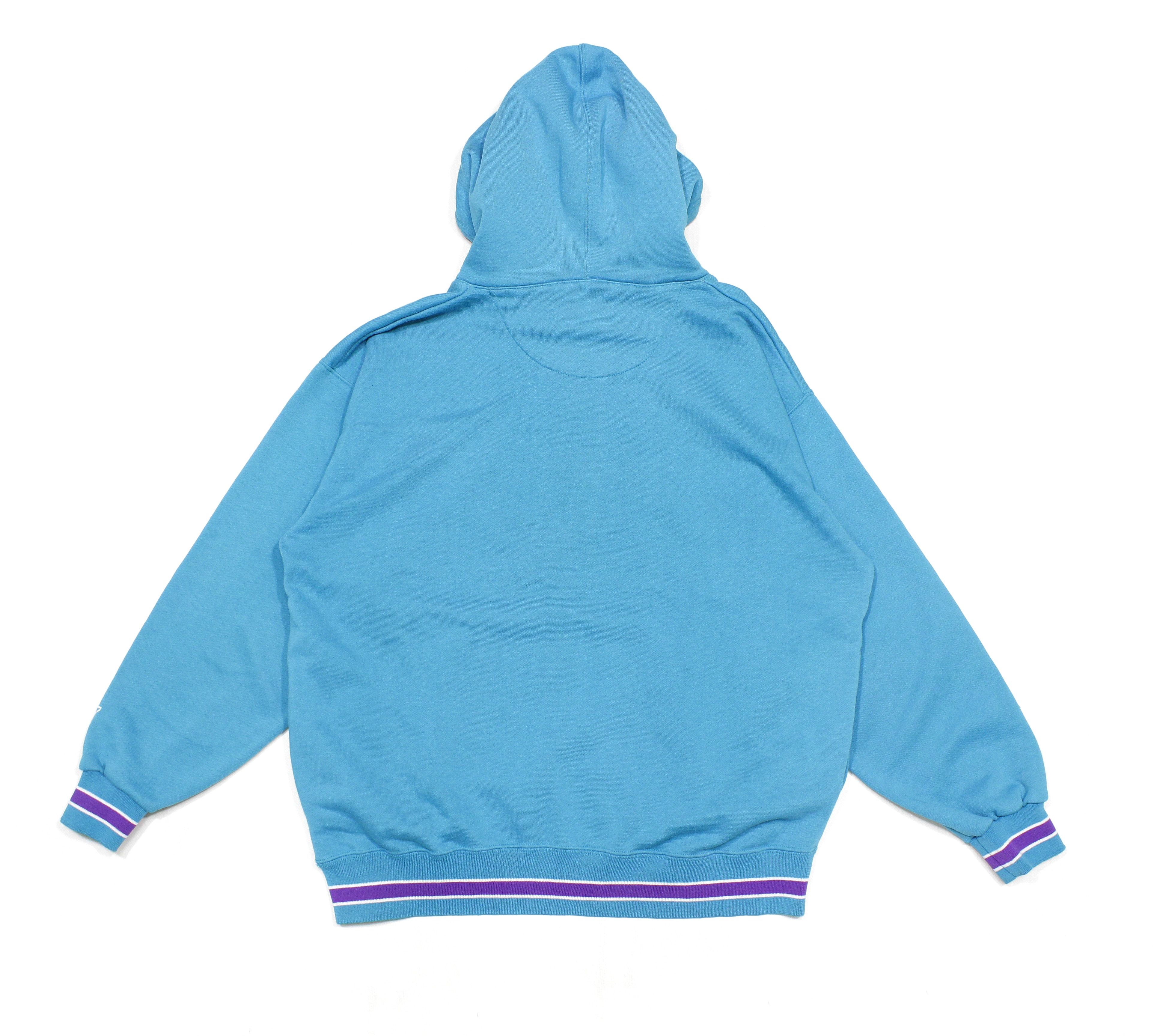 NBA 90S Charlotte Hornets Big Logo Hoodie Vintage Size US M / EU 48-50 / 2 - 2 Thumbnail