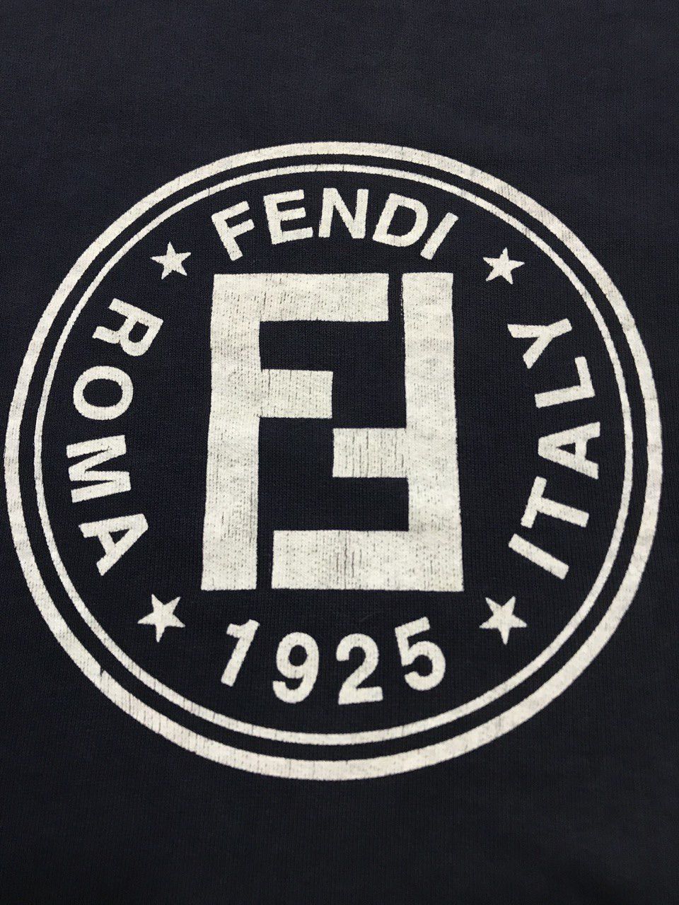 Fendi Distressed FF Logo Crewneck Shirt Size US M / EU 48-50 / 2 - 3 Thumbnail