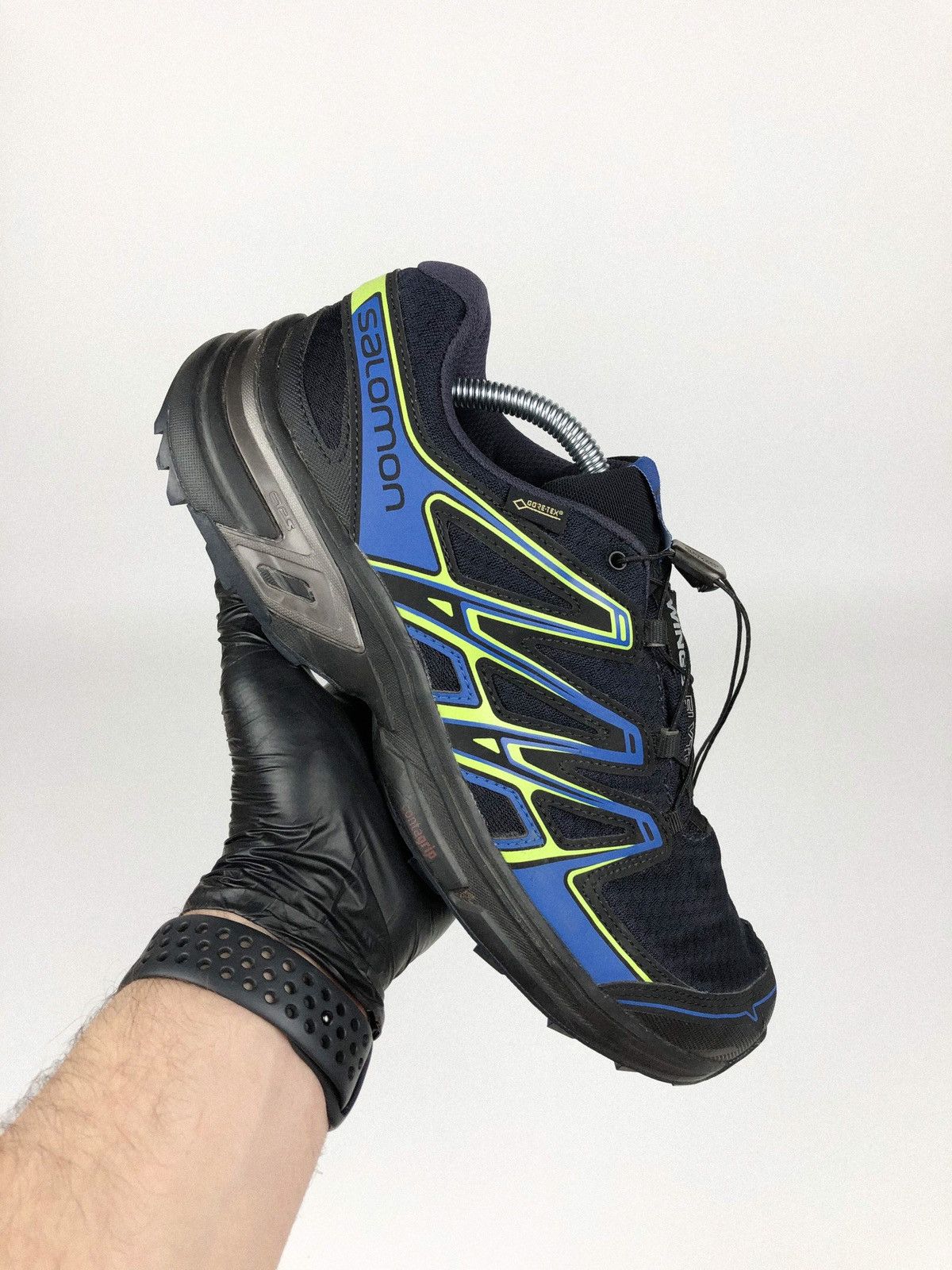 image of Goretex x Salomon Tracking Gore-Tex Sneaker in Navy, Men's (Size 11.5)