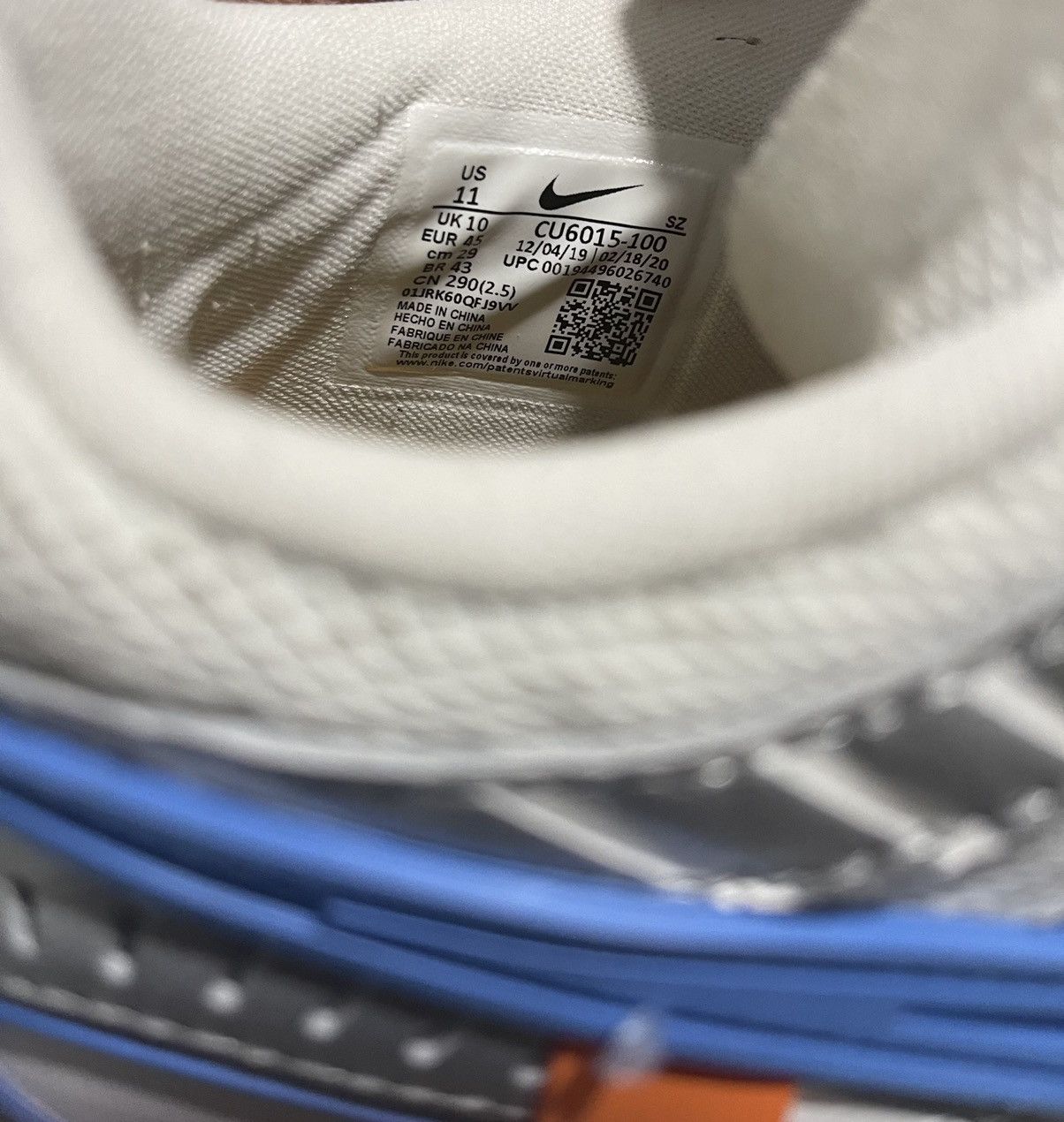 Nike × Off-White Nike Air Rubber Dunk Low Offwhite Size US 11 / EU 44 - 11 Thumbnail