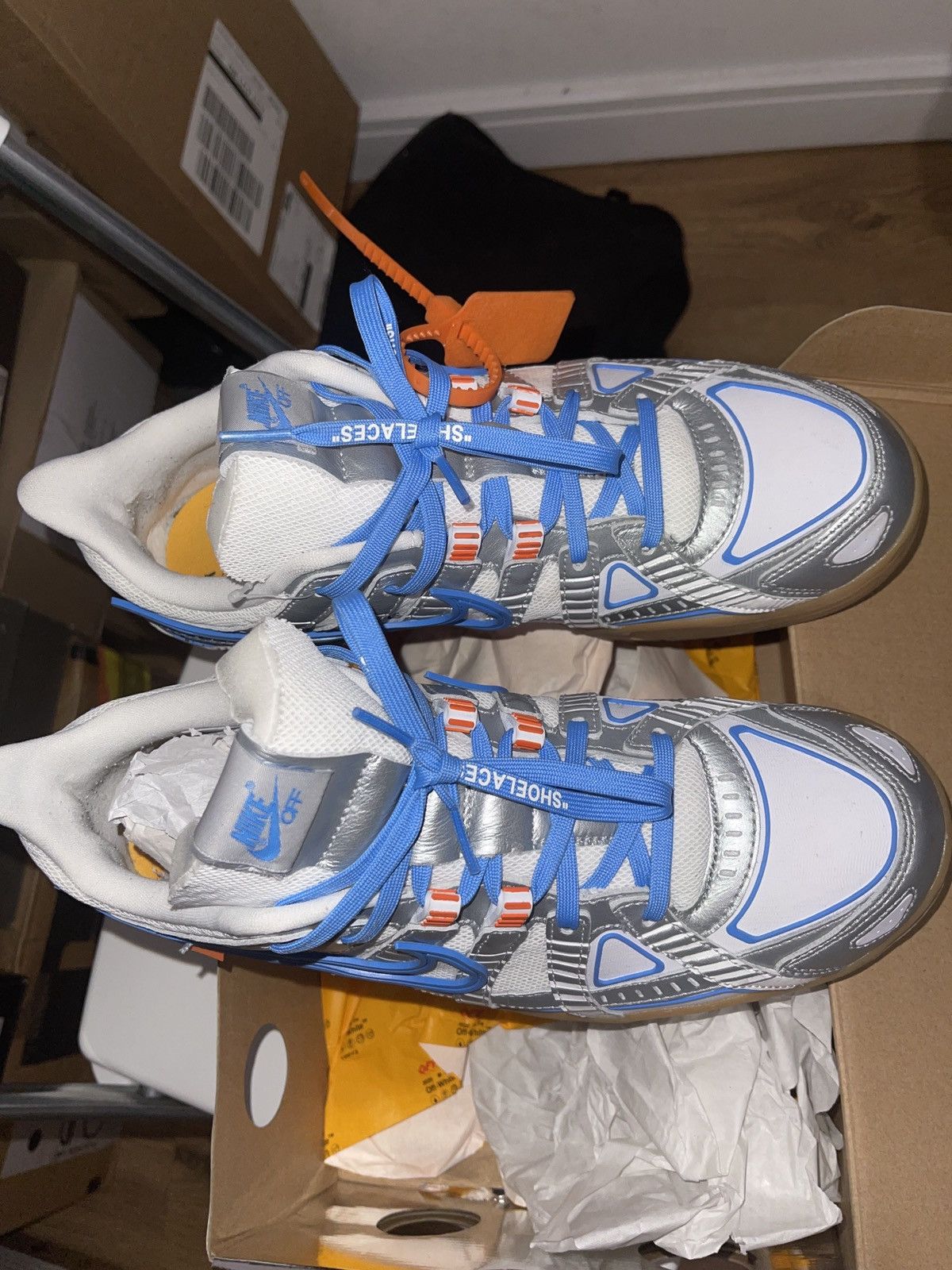 Nike × Off-White Nike Air Rubber Dunk Low Offwhite Size US 11 / EU 44 - 10 Thumbnail