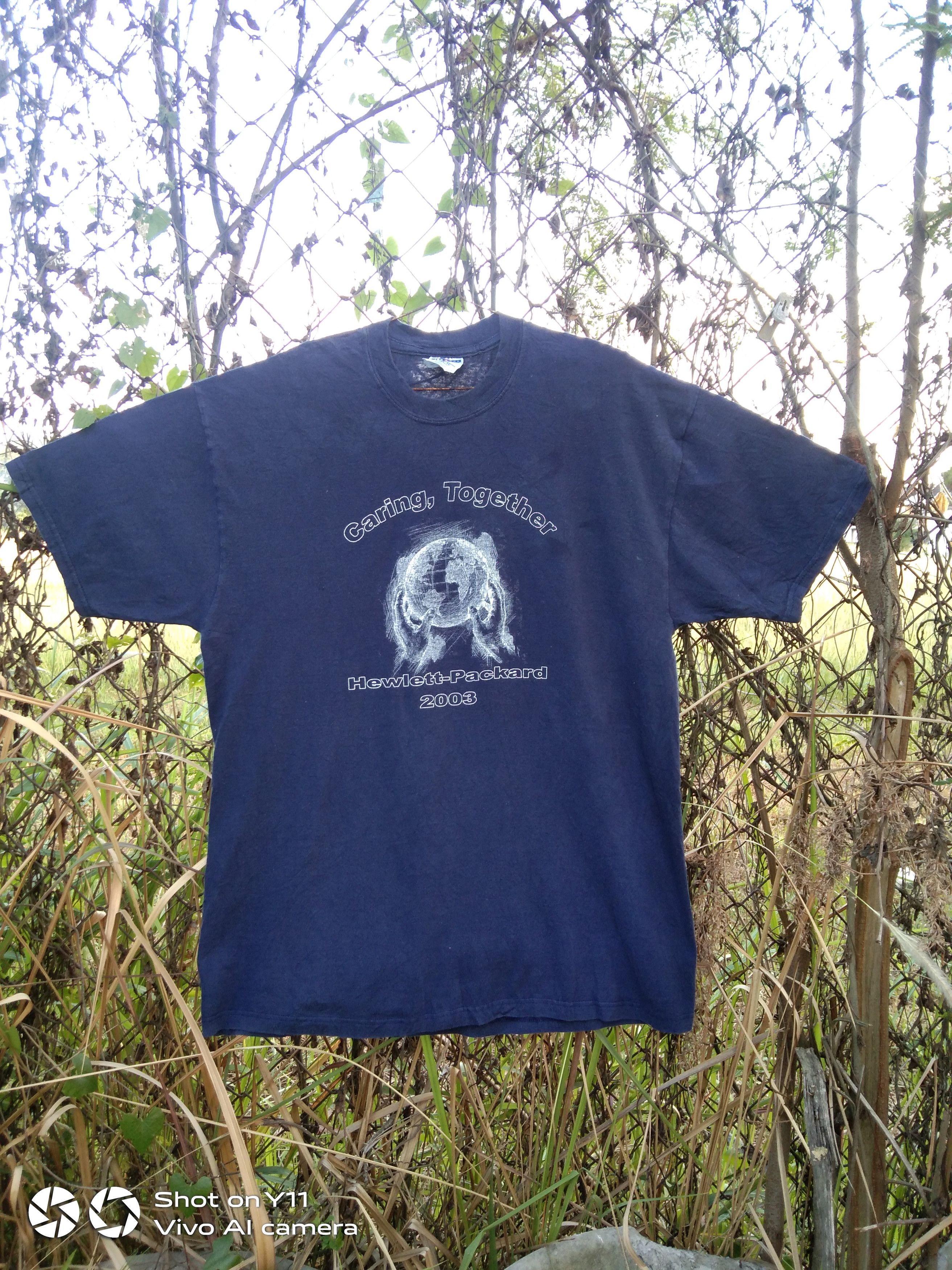 Jerzees × Microsoft × Vintage Vintage caring,together hewlett-packard 2003 Size US XL / EU 56 / 4 - 1 Thumbnail