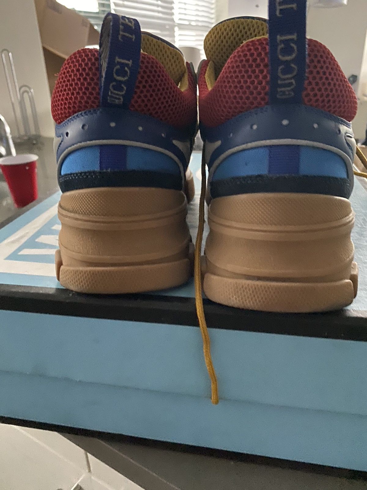 Gucci Gucci Flashtrek SEGA Blue Suede Size US 10 / EU 43 - 6 Thumbnail