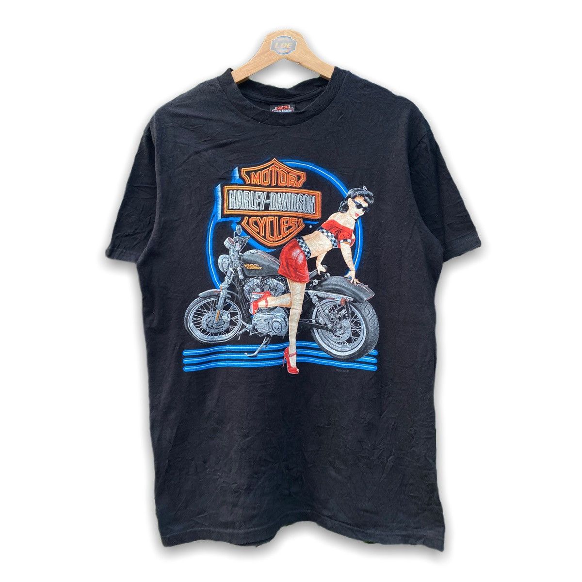 RARE 2014 MOTORCYCLES HARLEY DAVIDSON NICE PRINTED T SHIRT