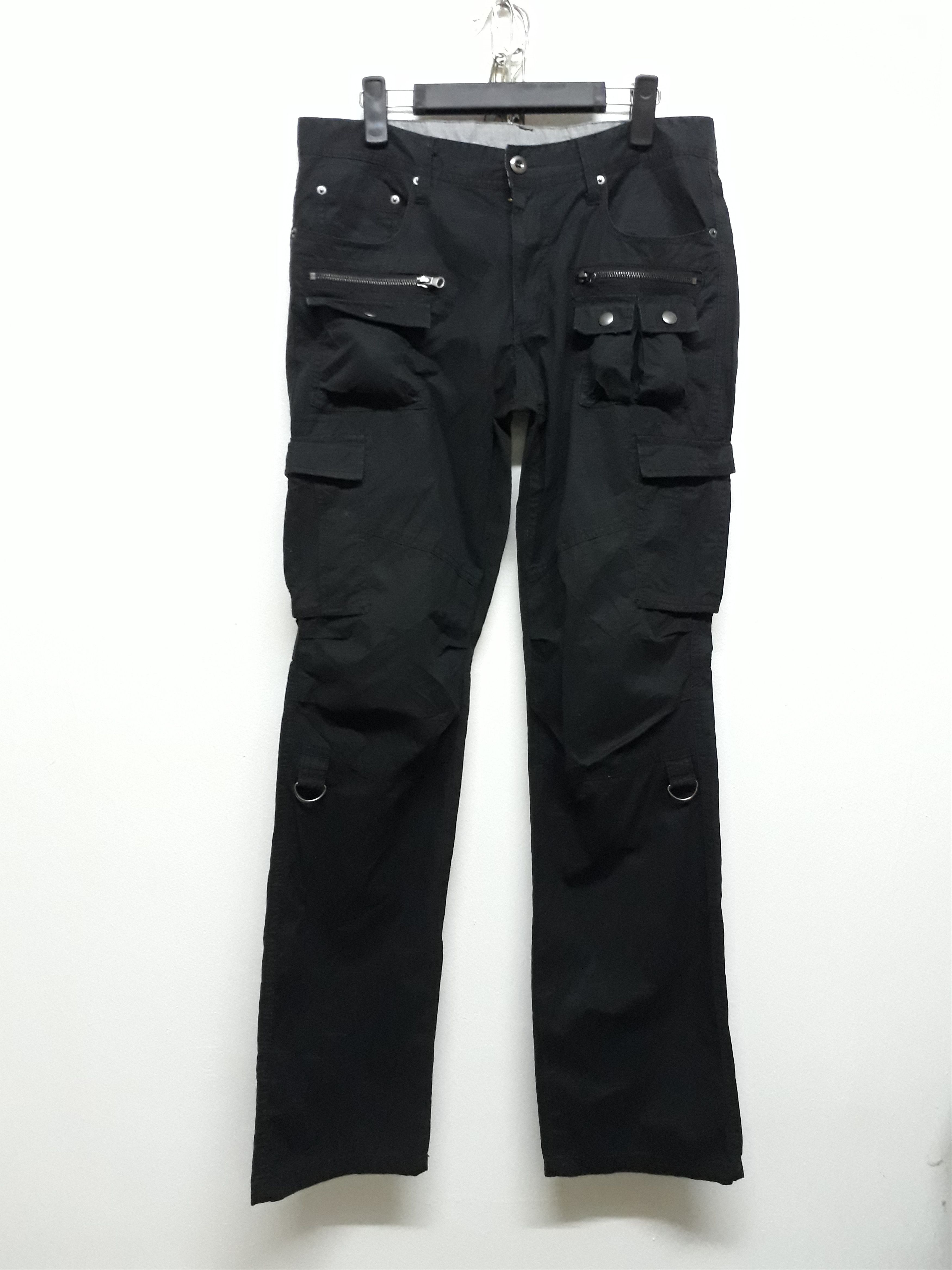 Japanese Brand 💥UNNAMED Japanese Black Colour Utility Trouser pants Size US 34 / EU 50 - 1 Thumbnail