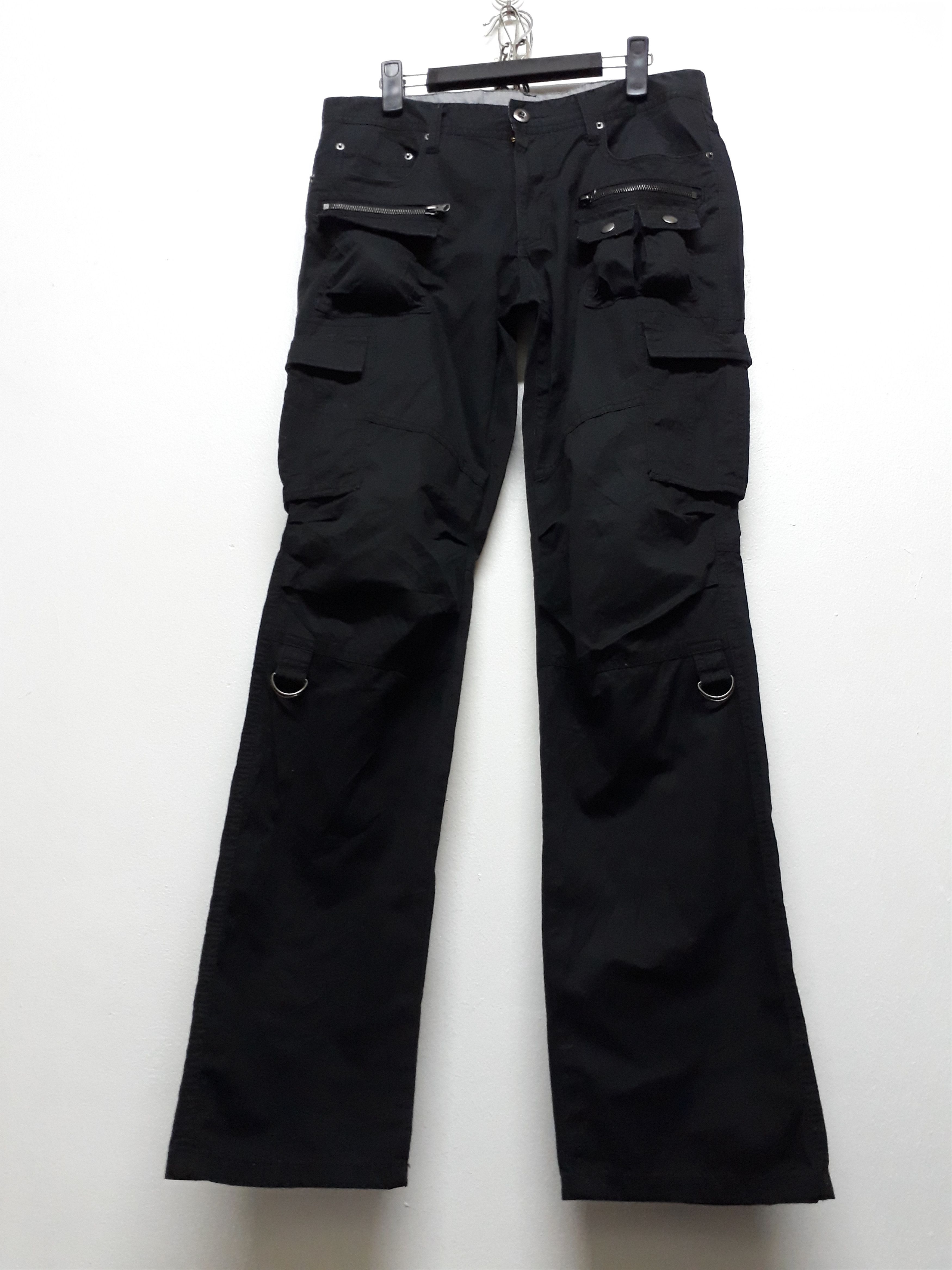 Japanese Brand 💥UNNAMED Japanese Black Colour Utility Trouser pants Size US 34 / EU 50 - 6 Thumbnail