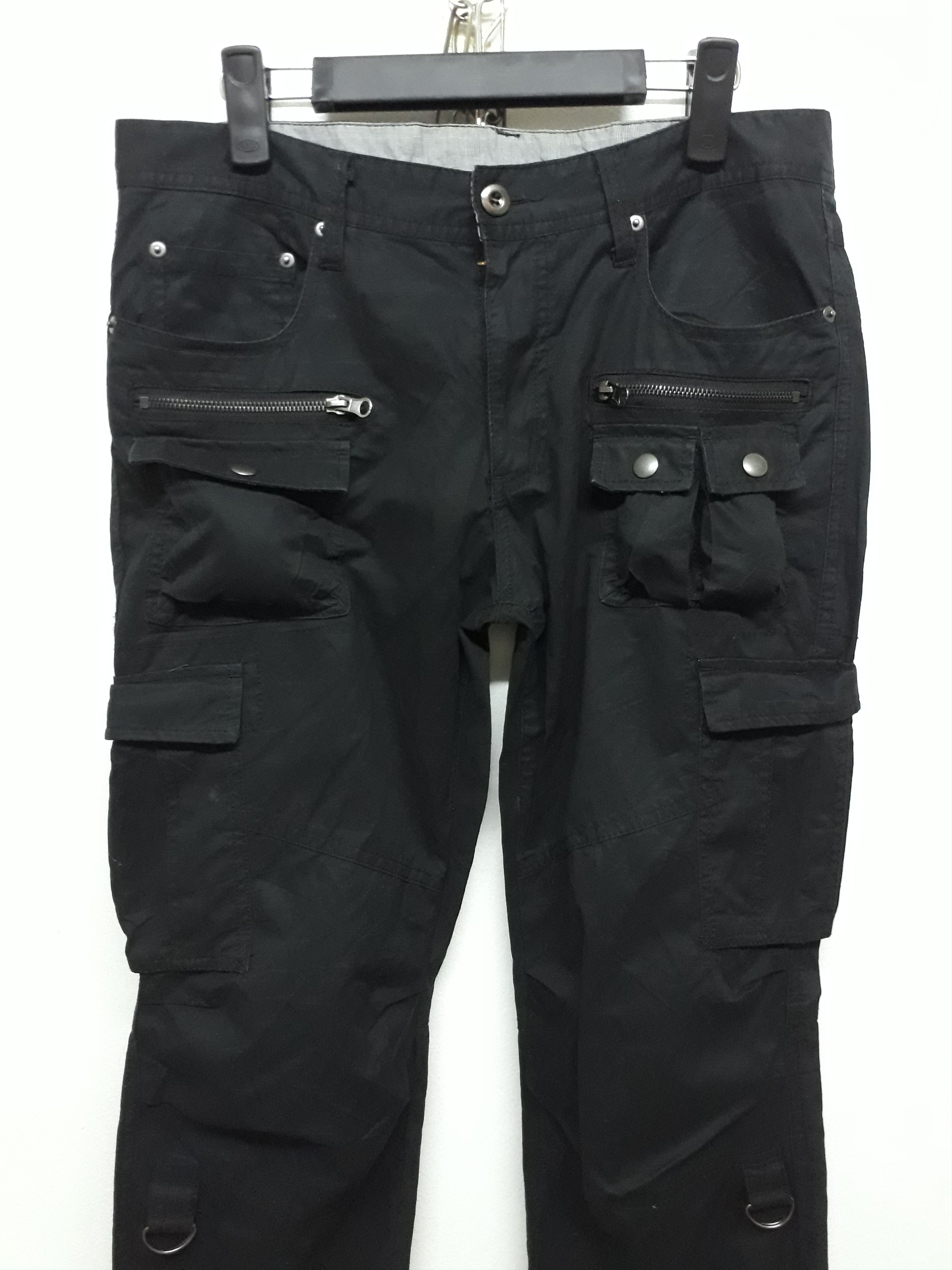 Japanese Brand 💥UNNAMED Japanese Black Colour Utility Trouser pants Size US 34 / EU 50 - 8 Thumbnail