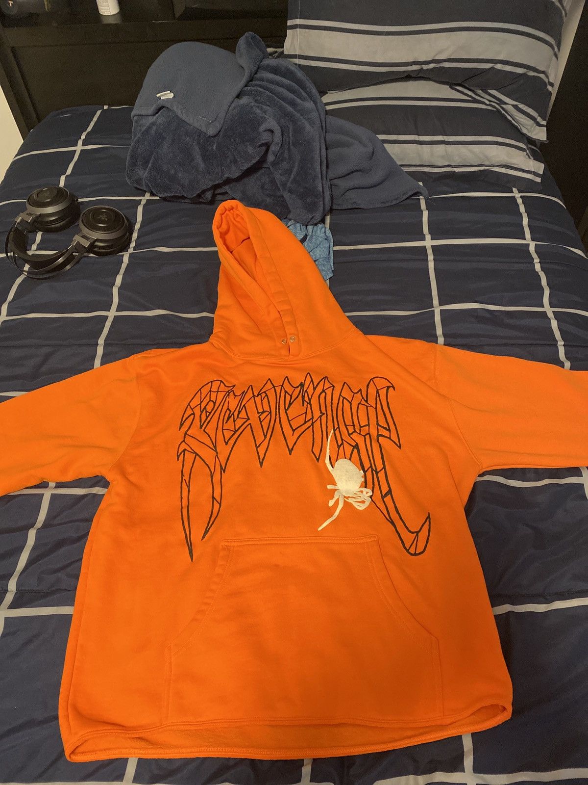 Revenge Revenge Halloween Orange Spider Hoodie Size US L / EU 52-54 / 3 - 1 Thumbnail