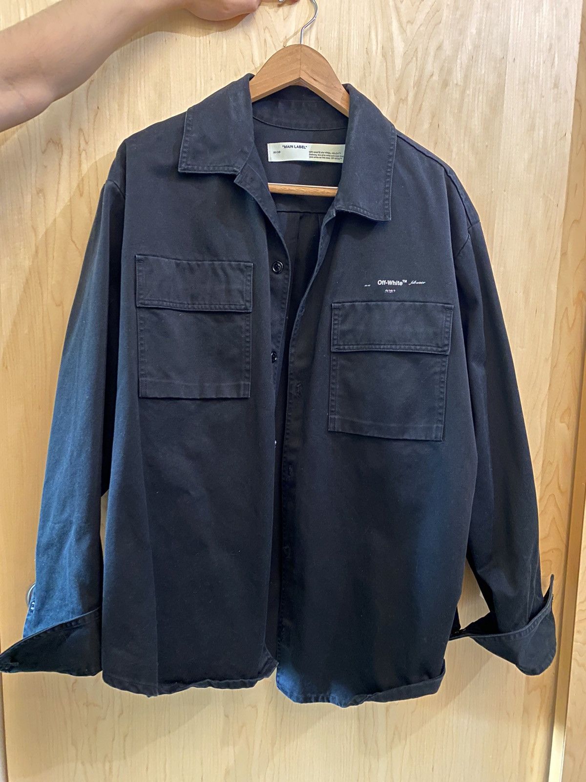 Off-White Windbreaker jacket 13 off white OVERSIZED F/W14