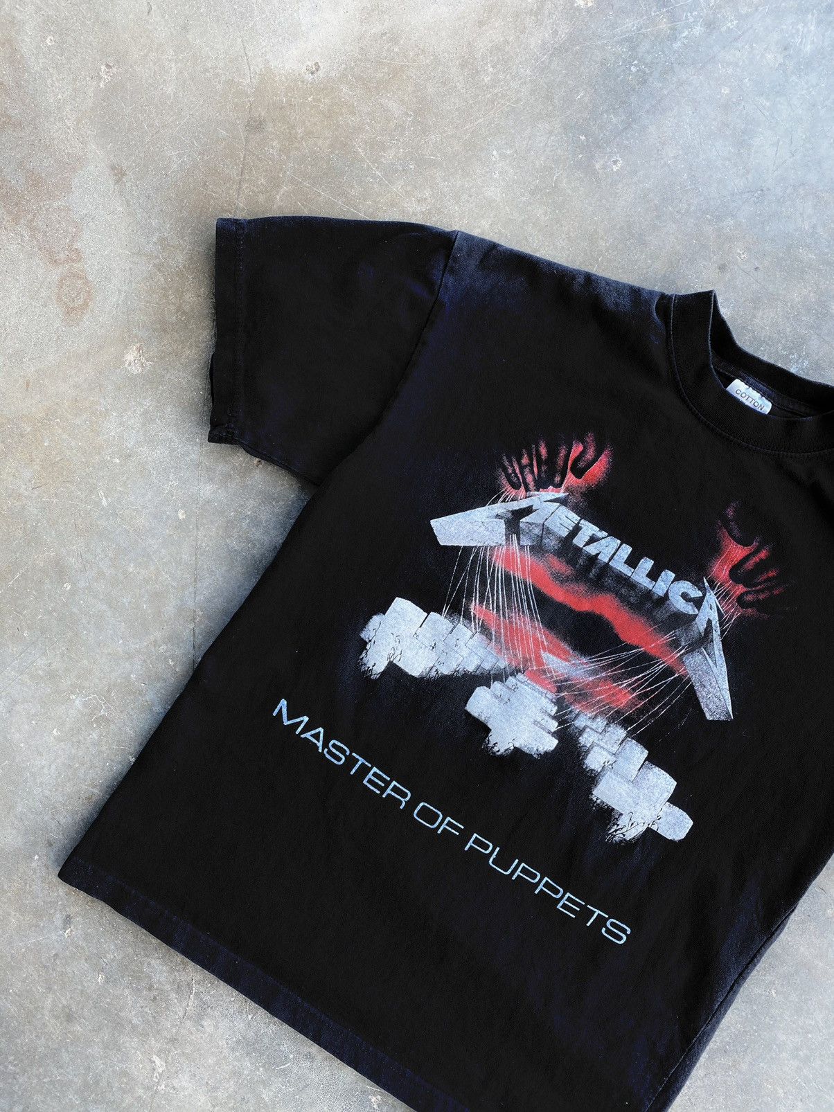 Vintage Vintage Metallica Master of Puppets Tee Black Medium M Size US M / EU 48-50 / 2 - 3 Thumbnail