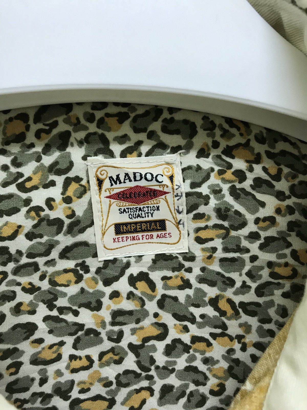 Japanese Brand Madoc Fullprinted Leopard Safari Cotton Shirt Button Up 6🟩9 Size US L / EU 52-54 / 3 - 5 Thumbnail