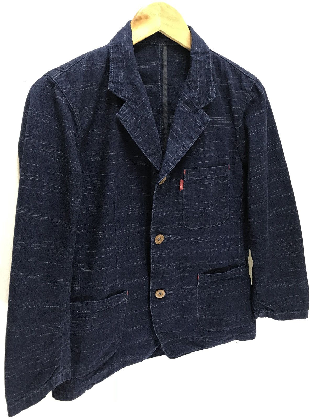 Kapital Kapital Blazer Pin Striped Indigo Blue Size US S / EU 44-46 / 1 - 2 Thumbnail
