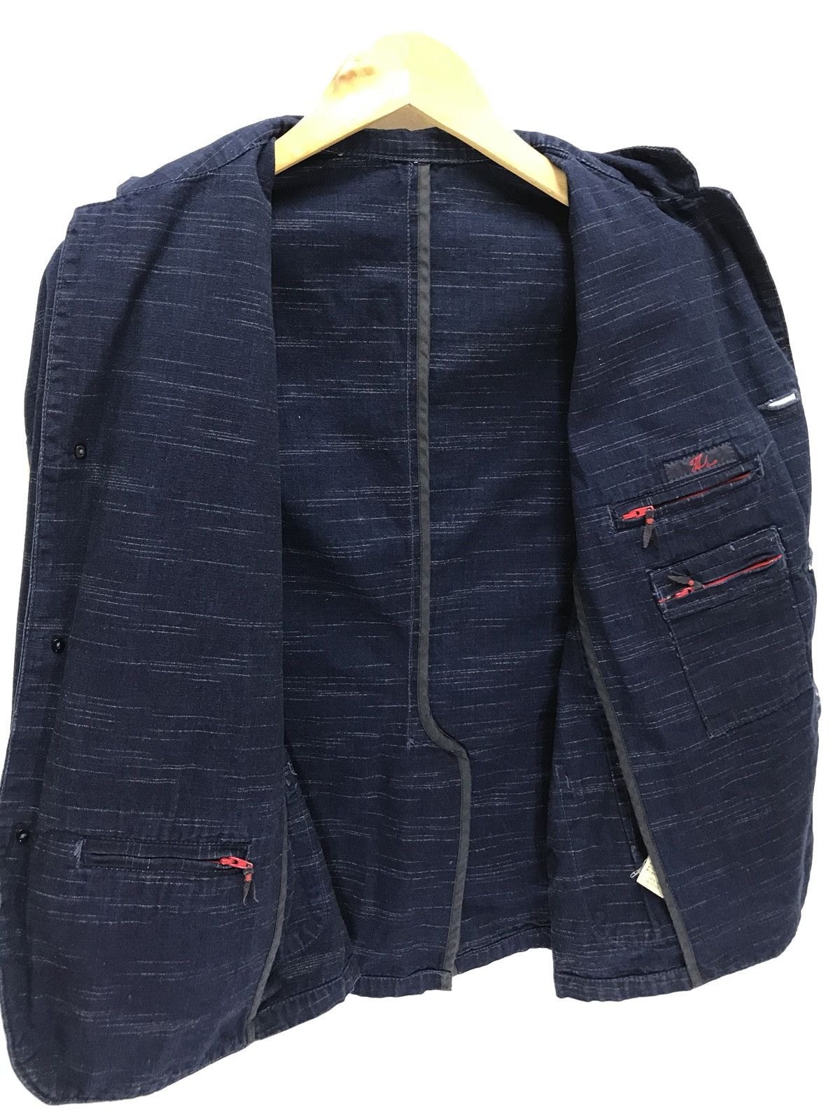 Kapital Kapital Blazer Pin Striped Indigo Blue Size US S / EU 44-46 / 1 - 6 Thumbnail