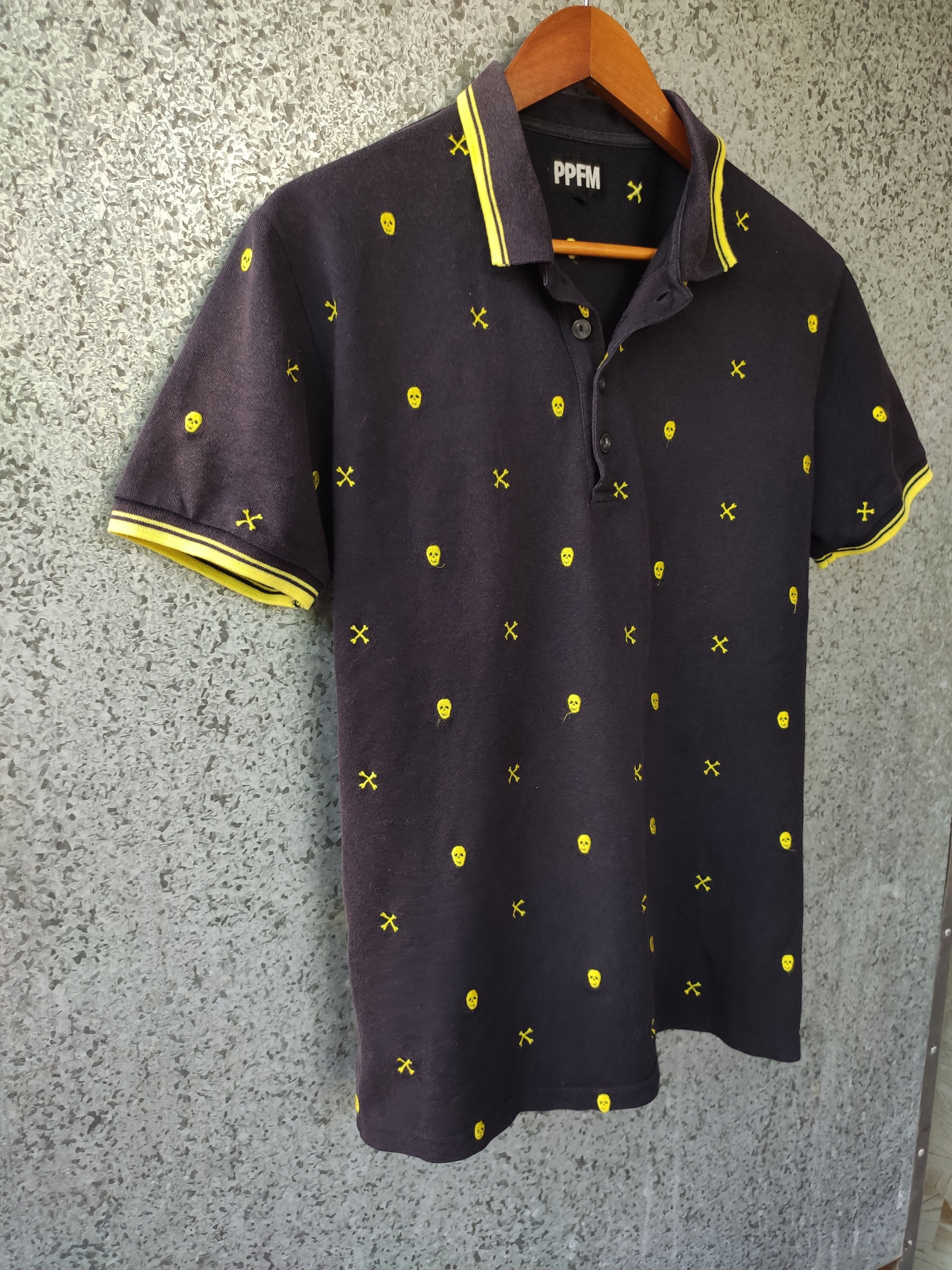 PPFM PPFM Polo t shirt skulls Size US M / EU 48-50 / 2 - 2 Thumbnail