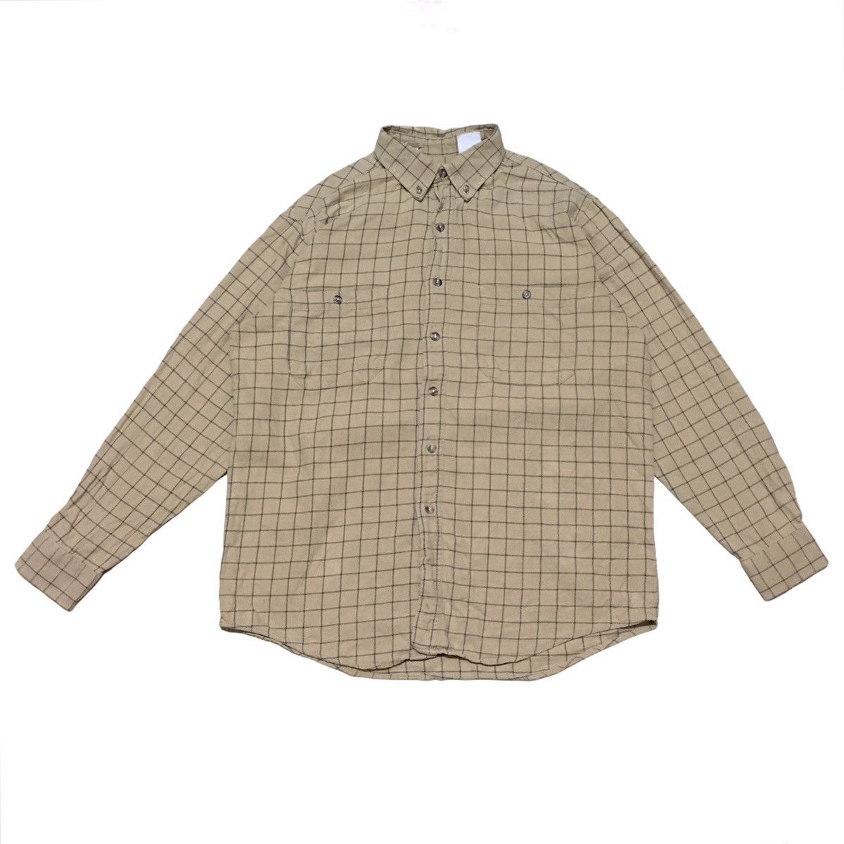 L.L. Bean Vintage L. L. Bean Flannel Button Up Shirt Size US L / EU 52-54 / 3 - 1 Thumbnail