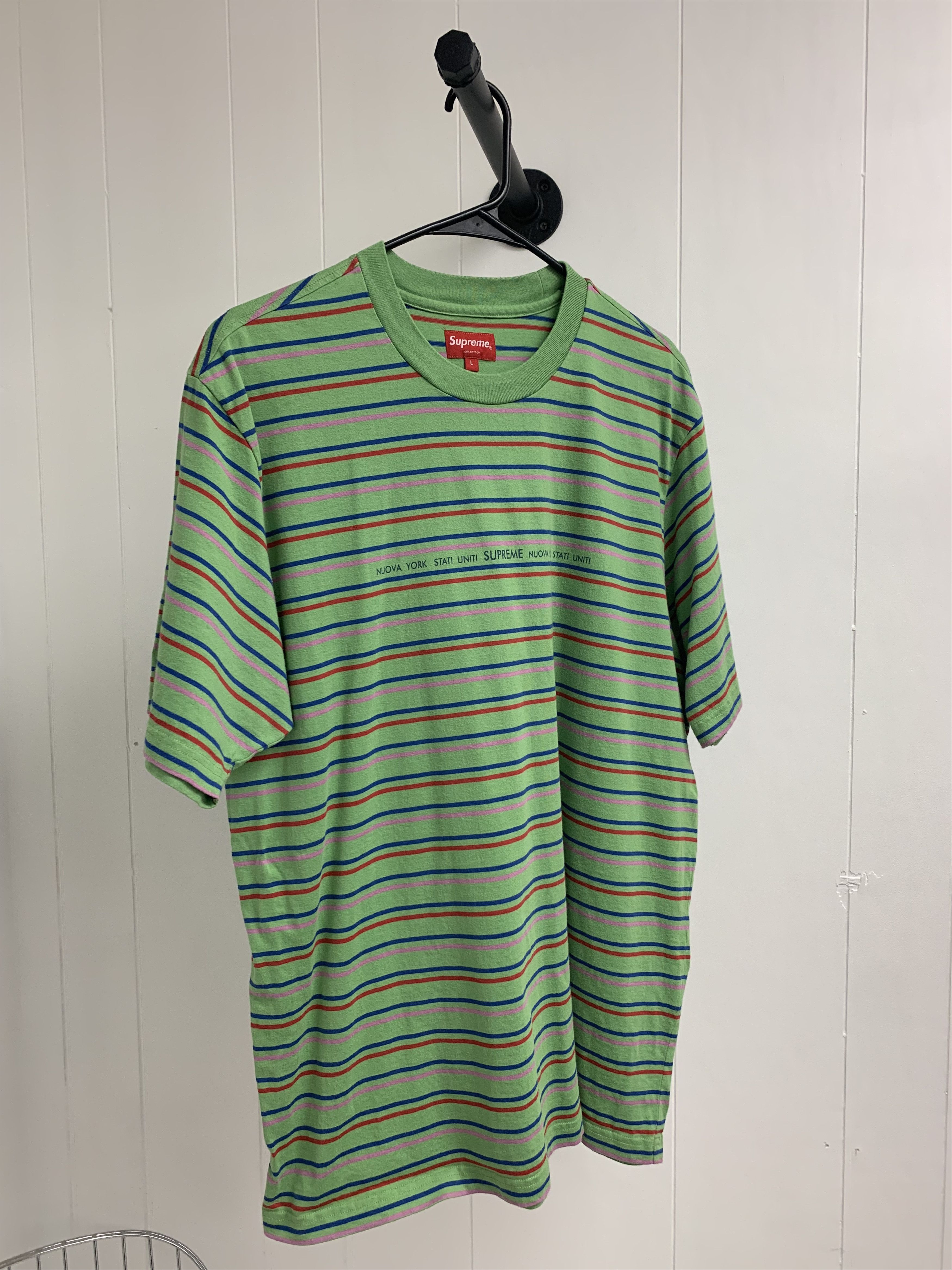 Supreme Stati Uniti Stripe Tee - Tops