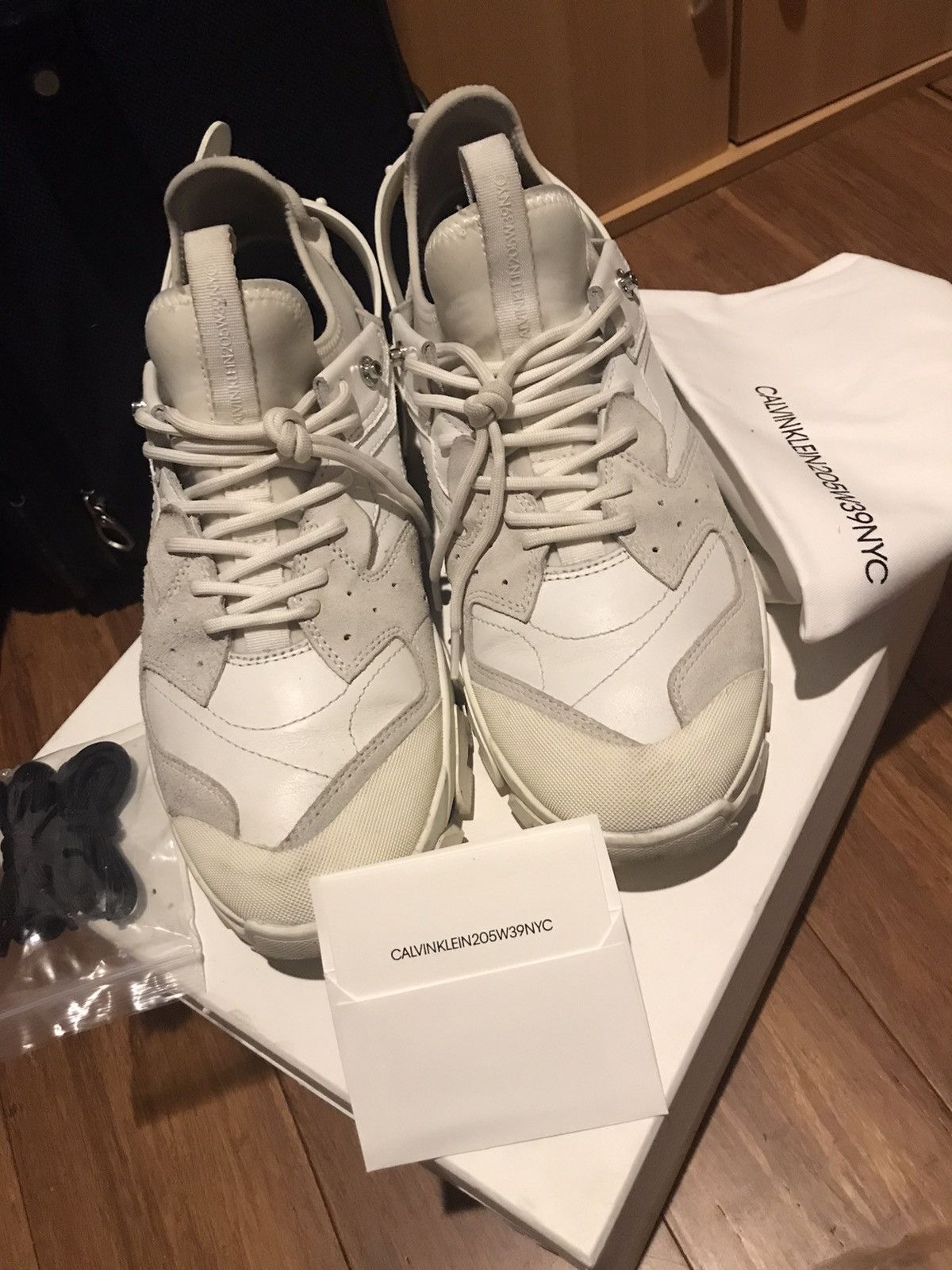 Calvin Klein 205W39NYC Calvin Klein 205W39NYC White Carlos 10 Sneakers. Size US 13 / EU 46 - 8 Thumbnail