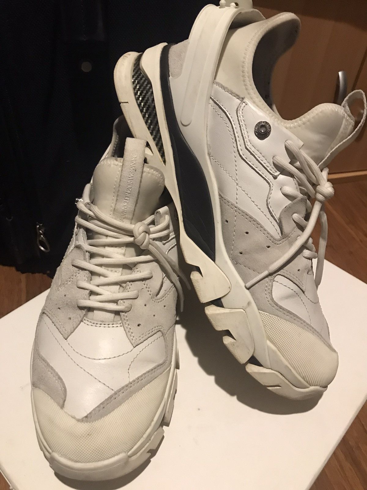Calvin Klein 205W39NYC Calvin Klein 205W39NYC White Carlos 10 Sneakers. Size US 13 / EU 46 - 7 Thumbnail