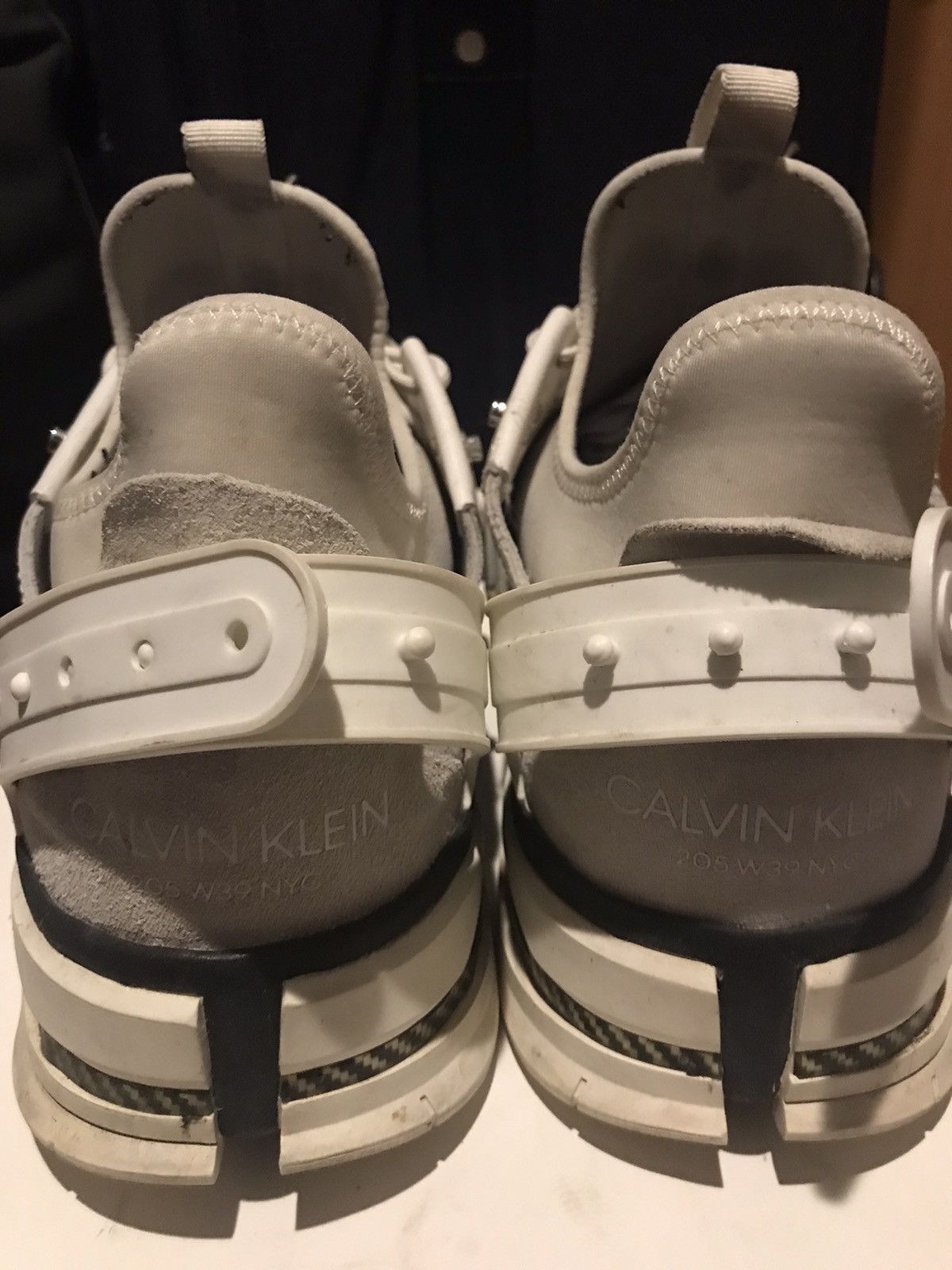 Calvin Klein 205W39NYC Calvin Klein 205W39NYC White Carlos 10 Sneakers. Size US 13 / EU 46 - 4 Thumbnail