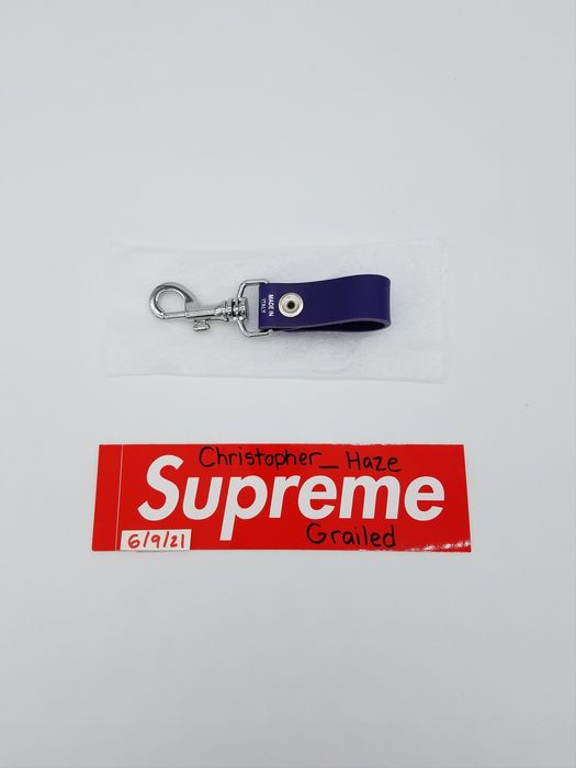 Supreme Supreme Leather Key Loop Purple SS21 | Grailed