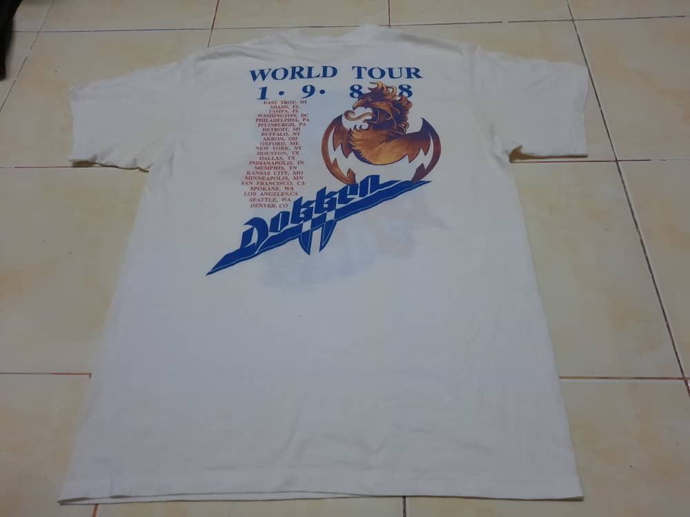 Vintage Vintage Dokken Music Rock Band Tour Size US XL / EU 56 / 4 - 2 Thumbnail
