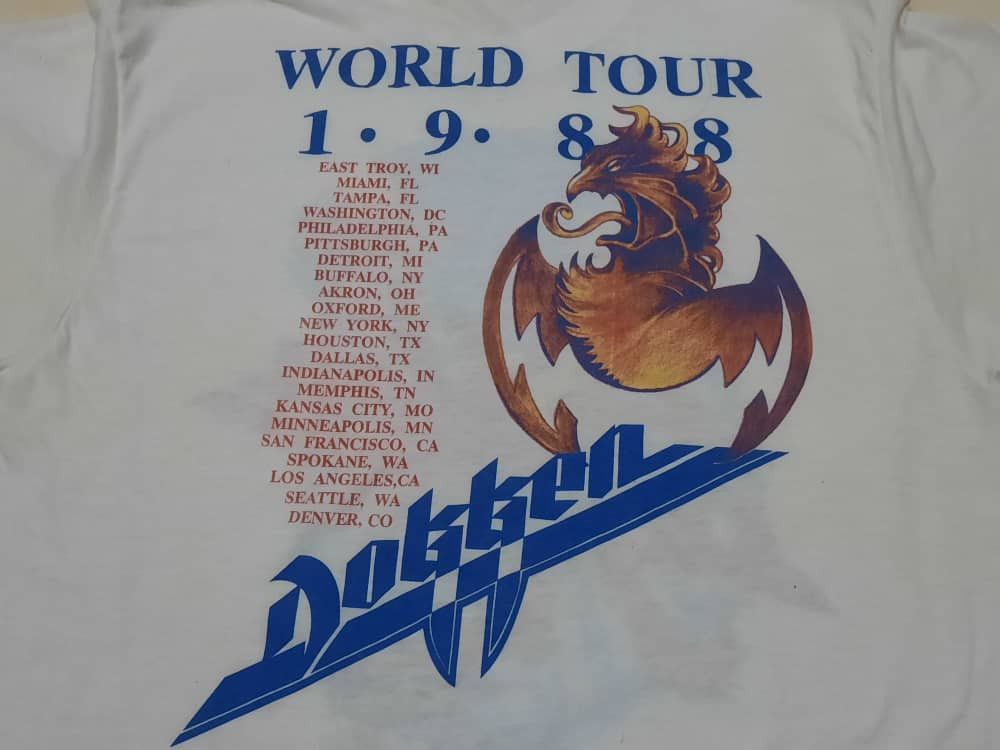 Vintage Vintage Dokken Music Rock Band Tour Size US XL / EU 56 / 4 - 6 Thumbnail