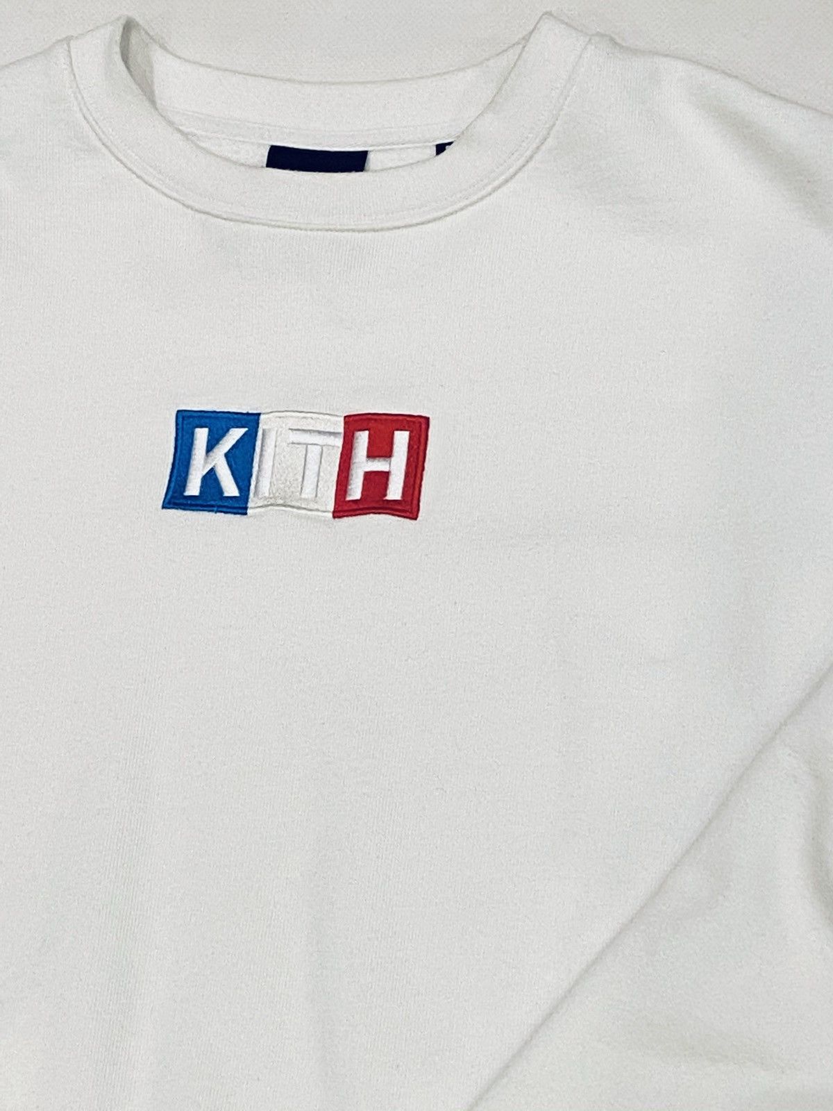KITH Paris Box Logo Crewneck White