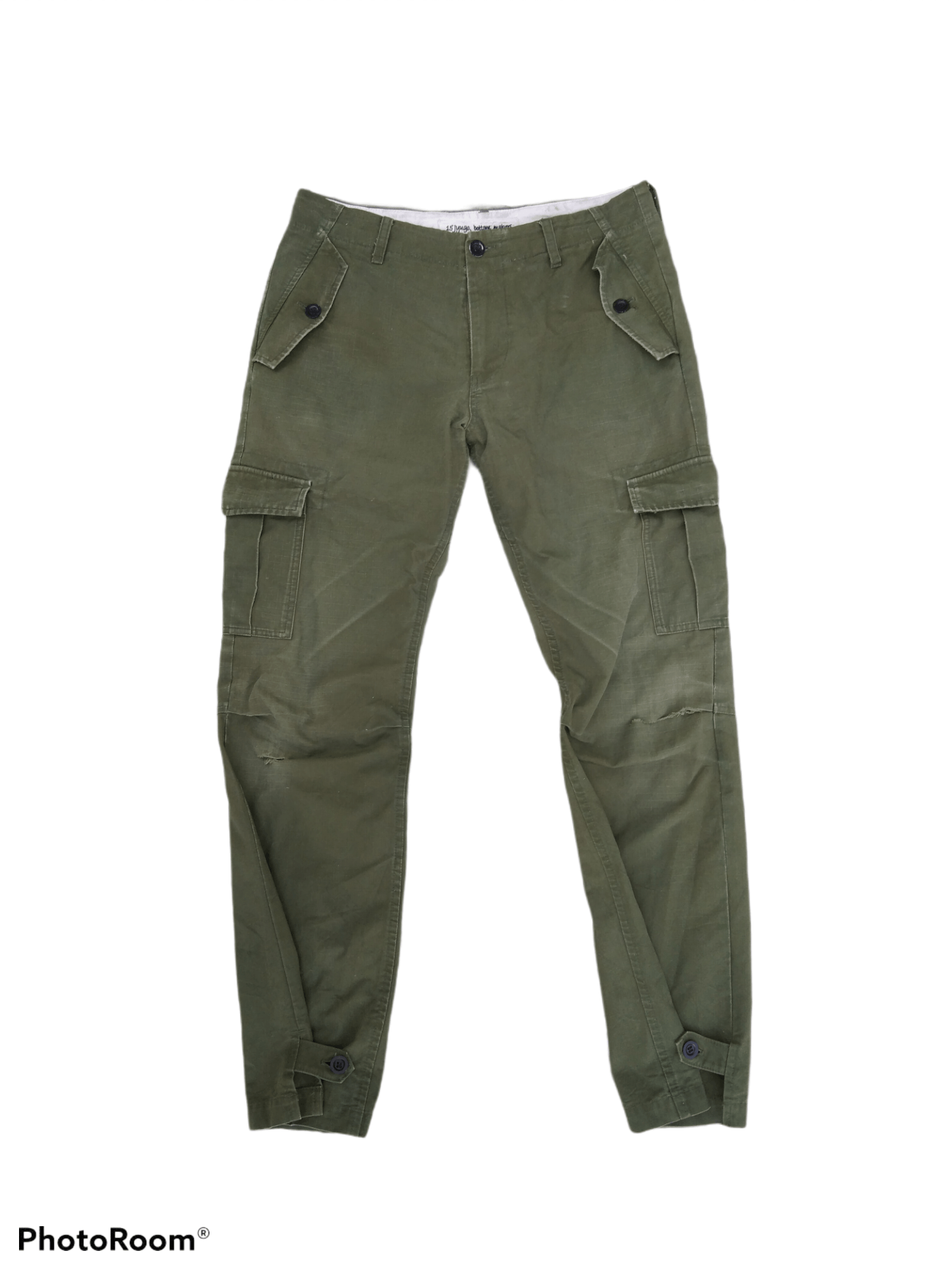 jap bondage 15 Distressed Denim × Japanese Brand × Streetwear DISTRESSED JAPAN BONDAGE  CARGO 15 JYUGO BOTTOM MAKERS | Grailed