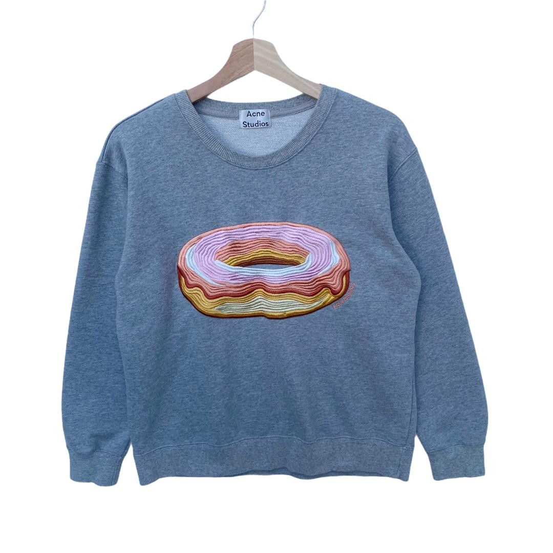 Acne Studios ACNE STUDIOS SWEATSHIRT SMALL PULLOVER SWEATER DONUT