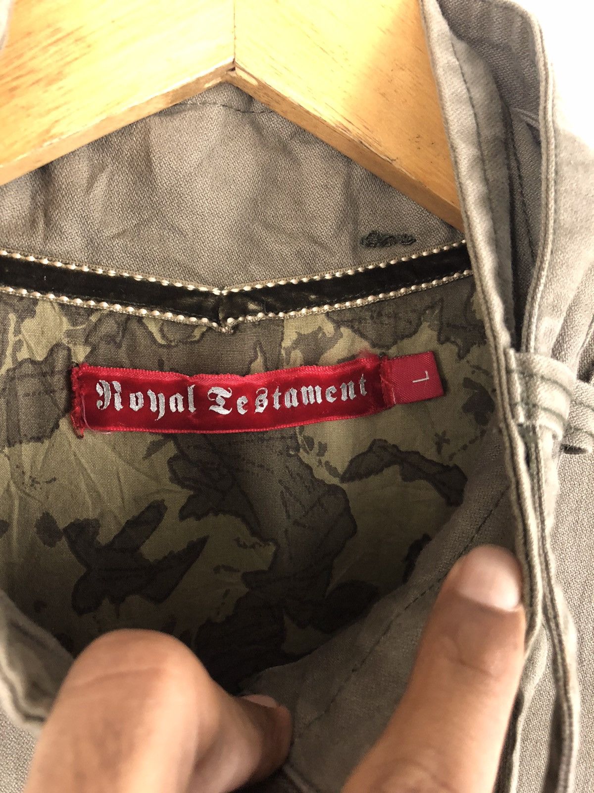 Designer × Japanese Brand ROYAL TESTAMENT CAMO LINING JACKET Size US L / EU 52-54 / 3 - 8 Thumbnail