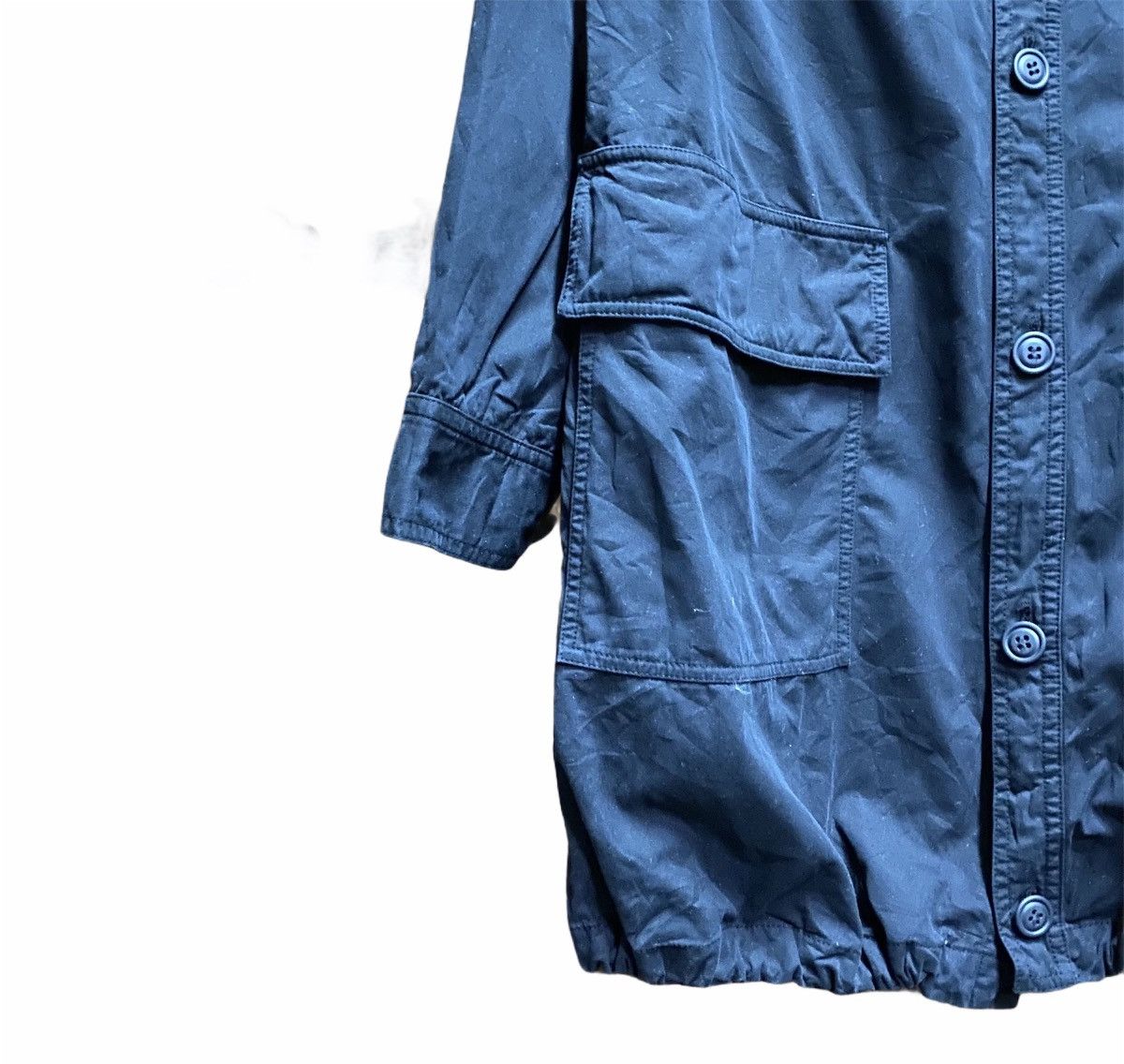 Japanese Brand Vetement Tein Parka Long Jacket Black Button Multi Pocket Size US M / EU 48-50 / 2 - 3 Thumbnail
