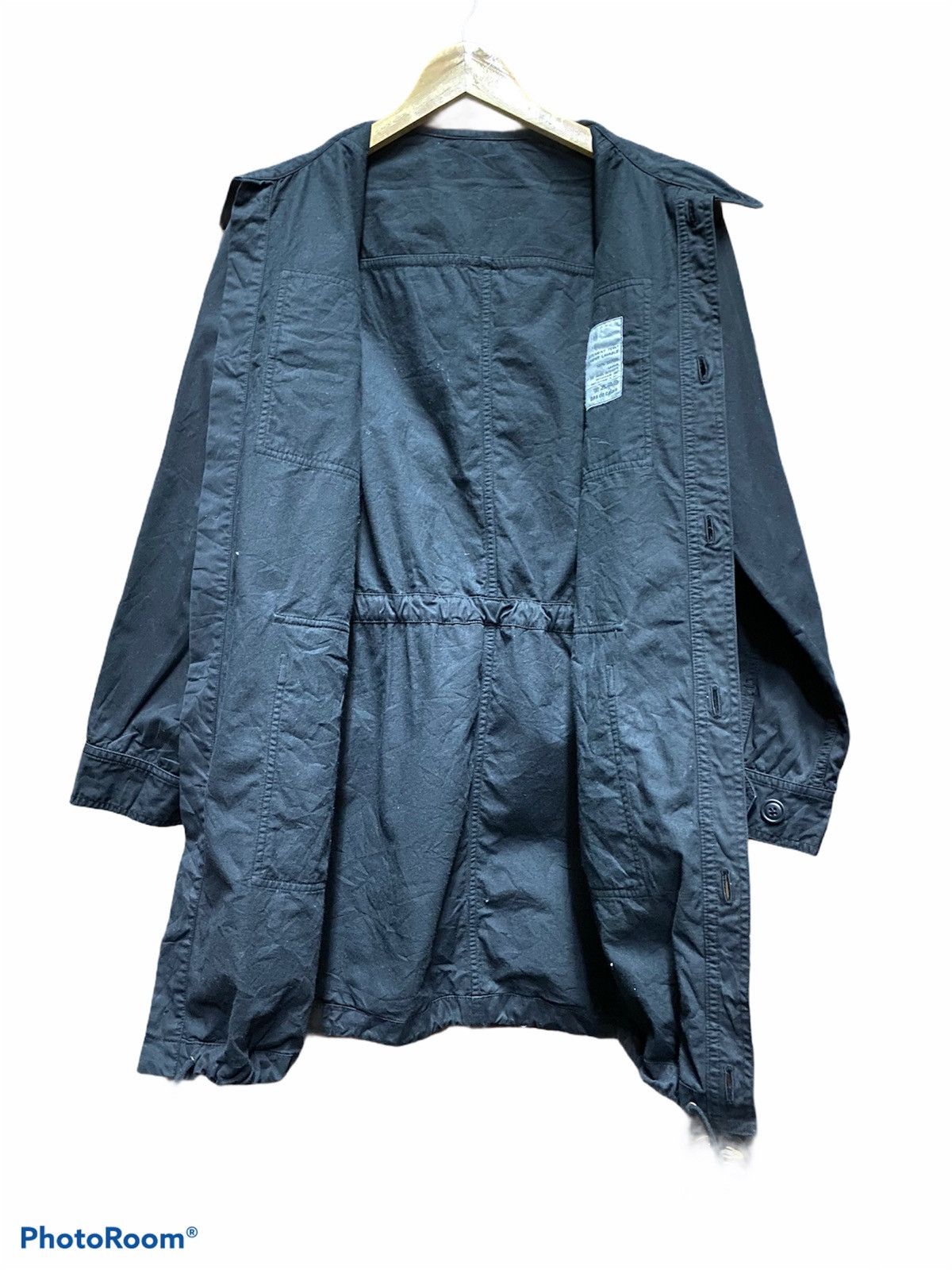 Japanese Brand Vetement Tein Parka Long Jacket Black Button Multi Pocket Size US M / EU 48-50 / 2 - 5 Thumbnail