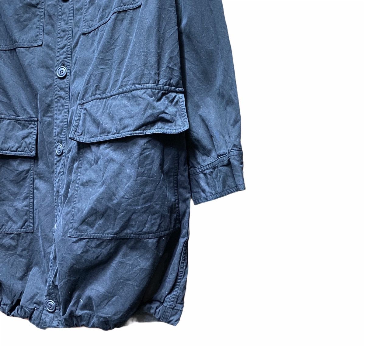Japanese Brand Vetement Tein Parka Long Jacket Black Button Multi Pocket Size US M / EU 48-50 / 2 - 4 Thumbnail
