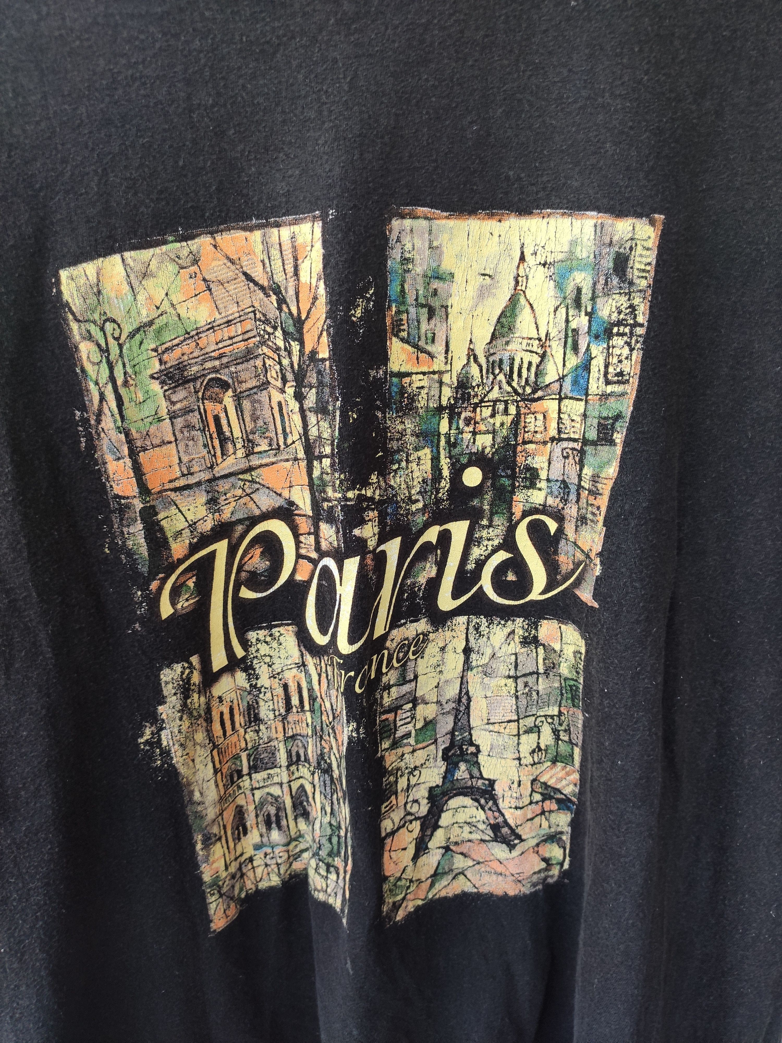 Japanese Brand 🔥 Vintage Art Paris France t shirt Size US M / EU 48-50 / 2 - 2 Thumbnail
